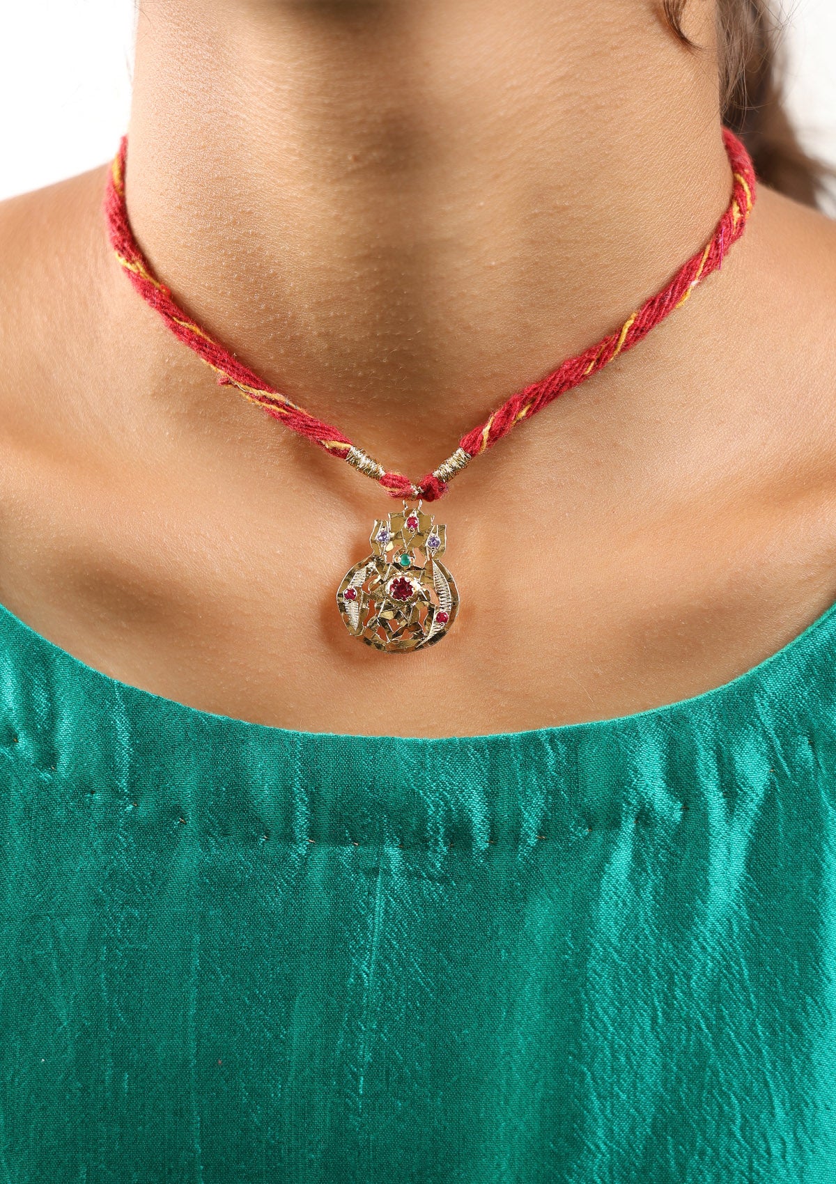 Prince Gold Tone Silver Rakhi