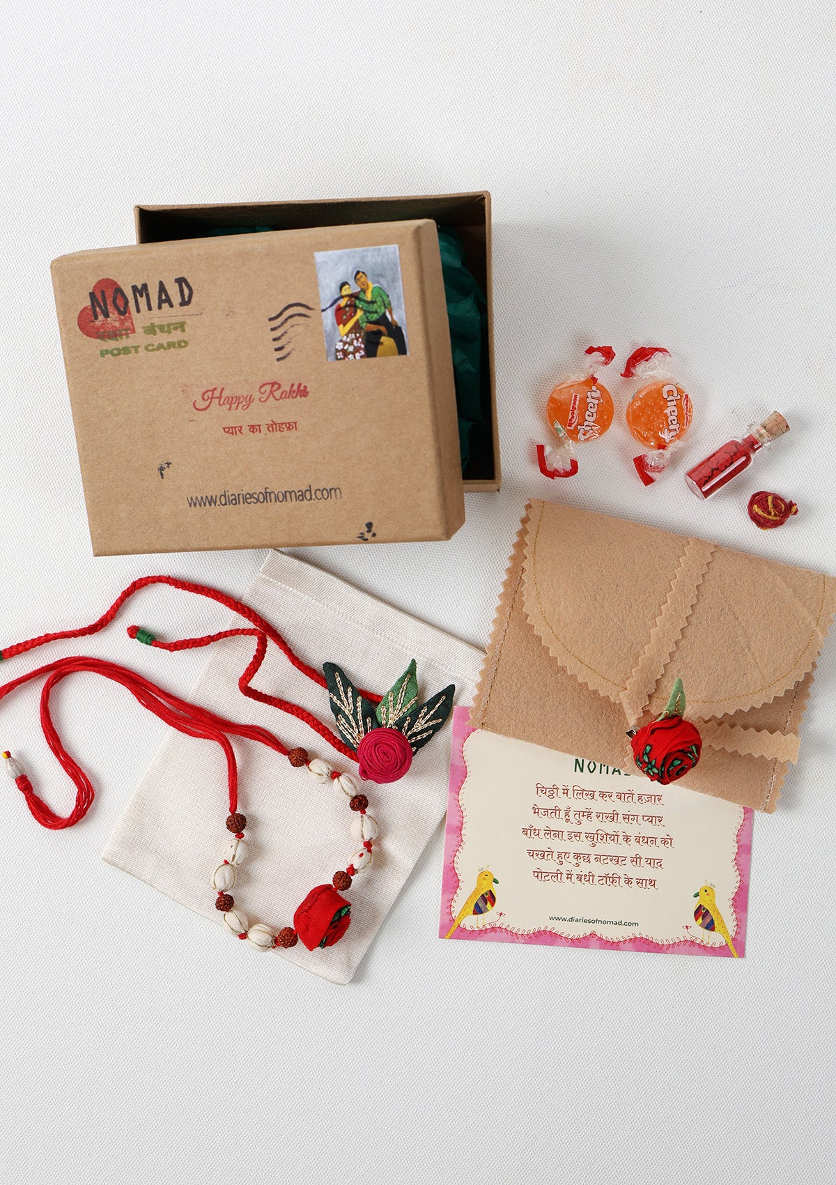 Mukhi Textile Rakhi - Set of 2
