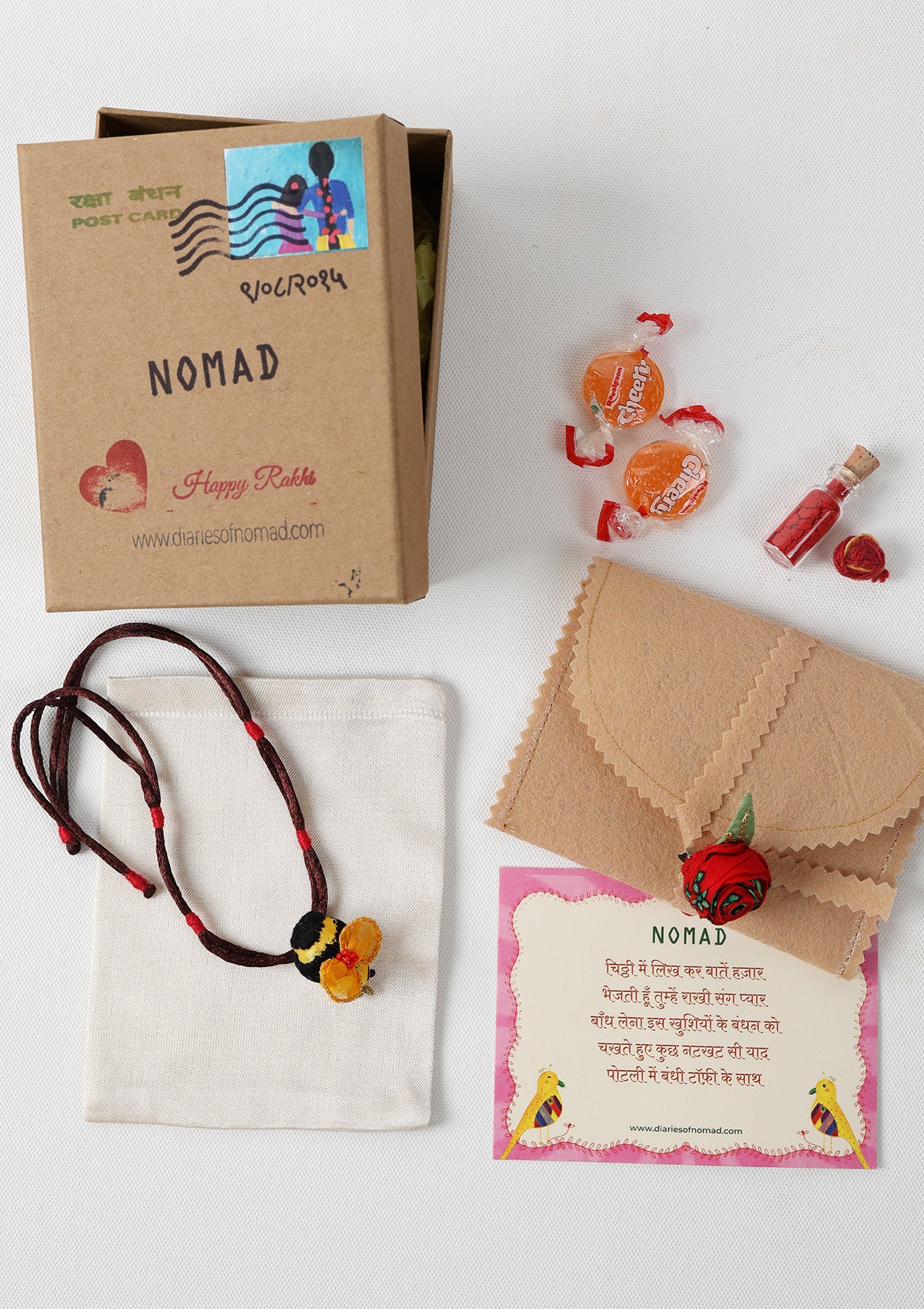 Madhu Makhi Textile Rakhi
