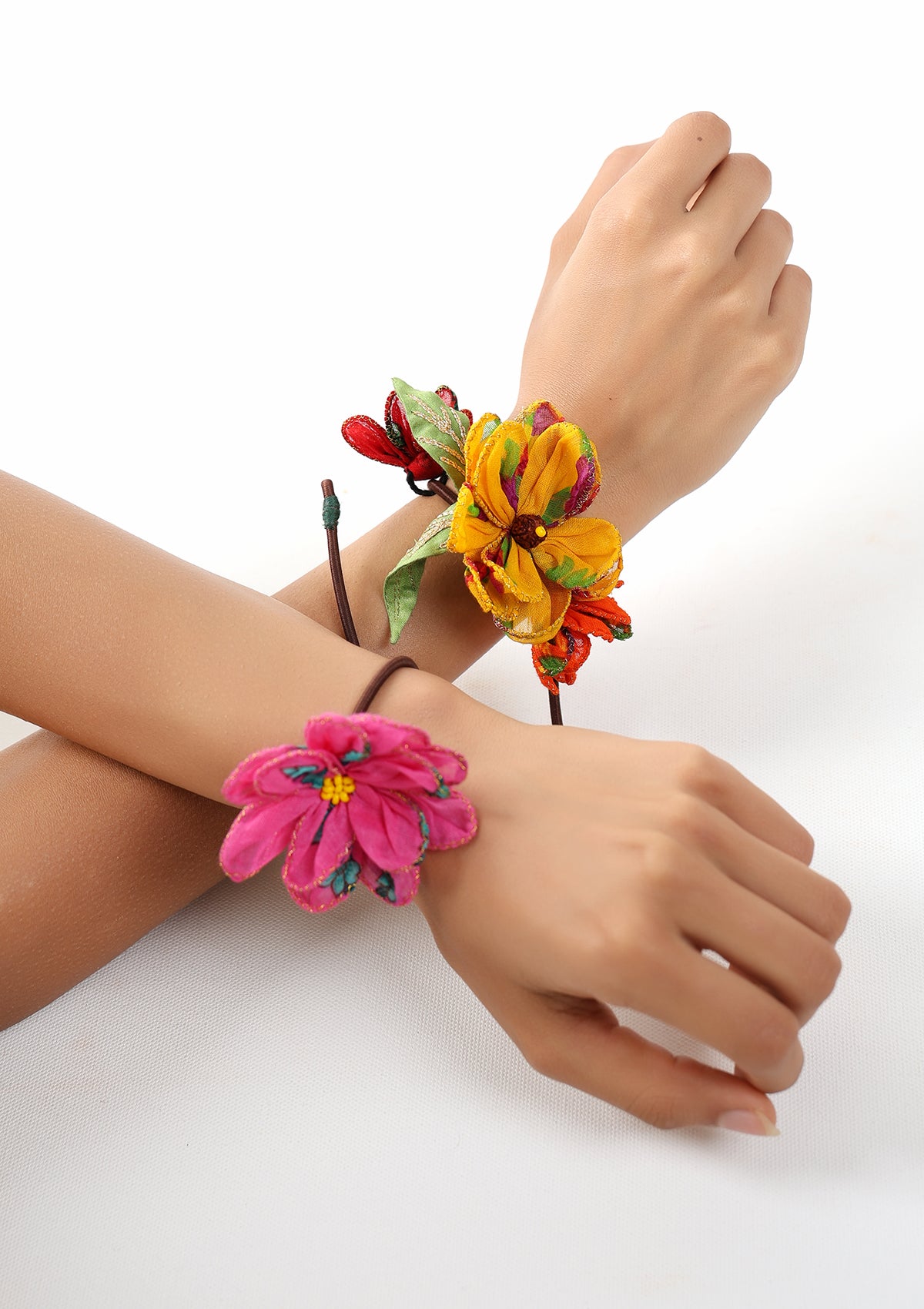 Devi Floral Rakhi - Set of 2