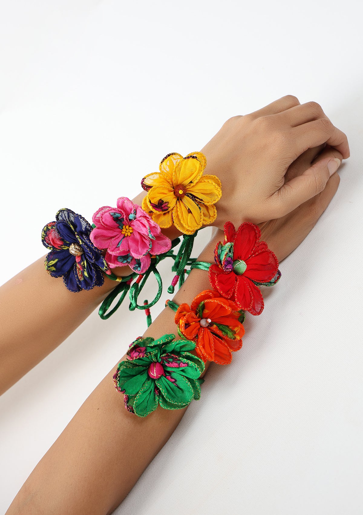 Nanni Floral Rakhi - Set of 6