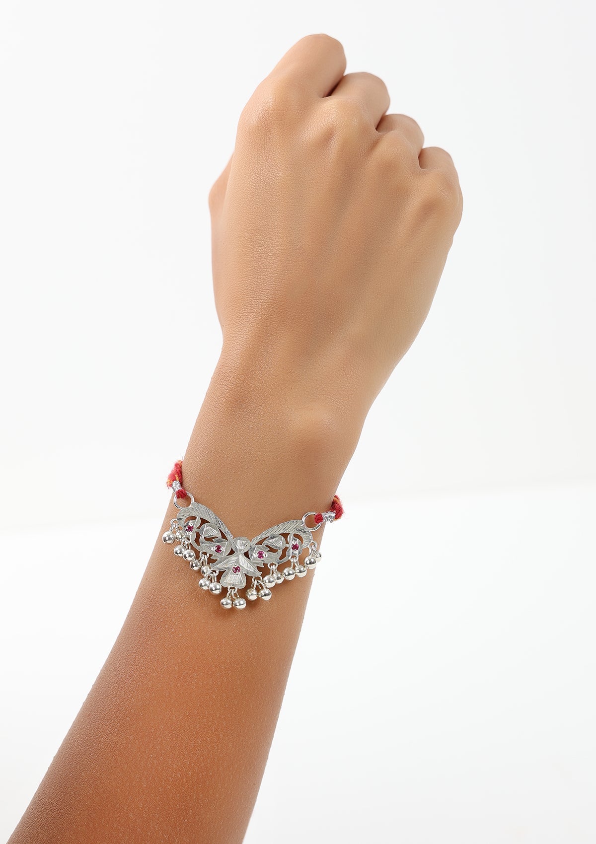 Titli Silver Rakhi