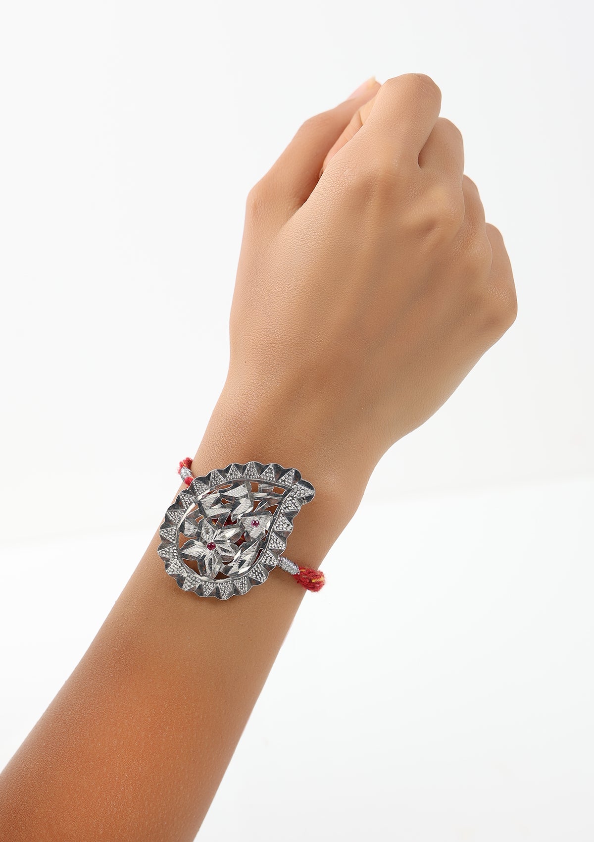 Mannat Silver Rakhi
