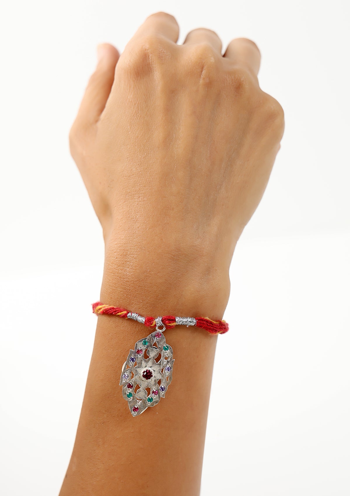 Naksh Silver Rakhi