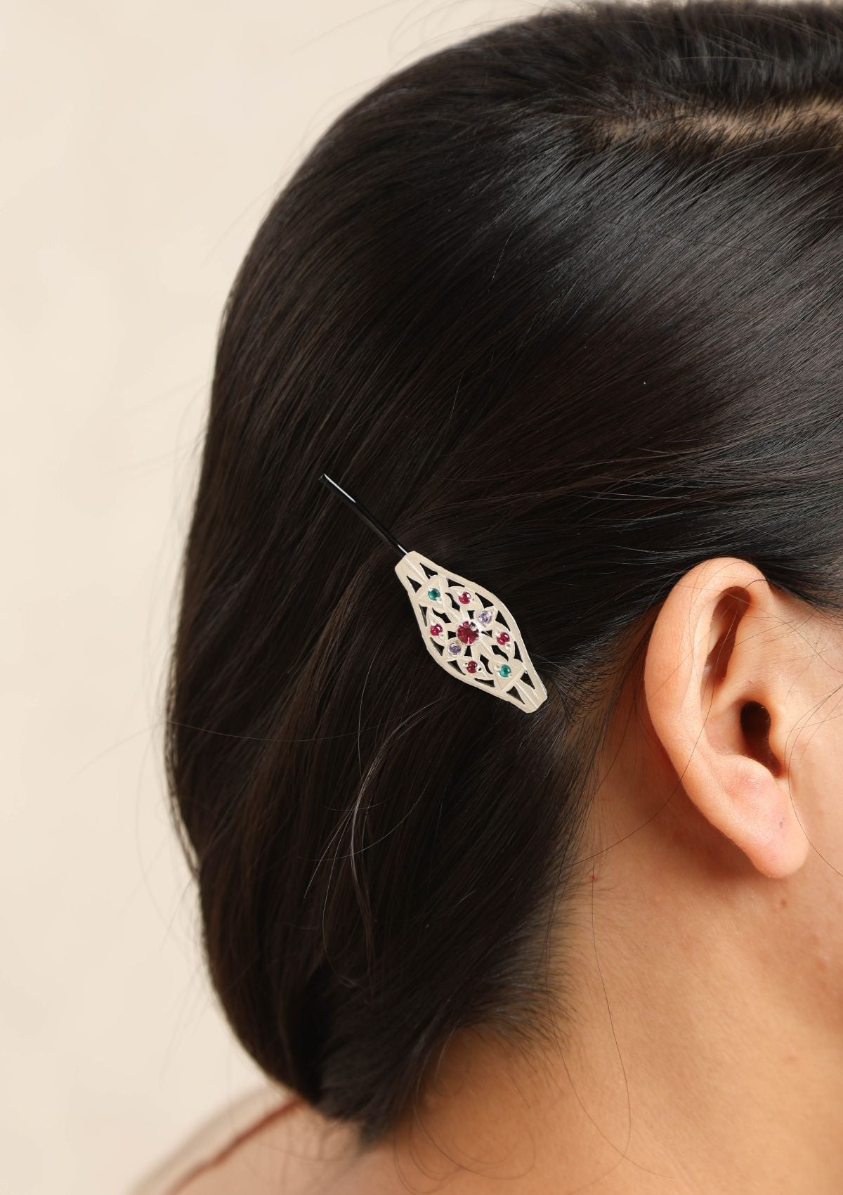Naksh Silver Hair Pin