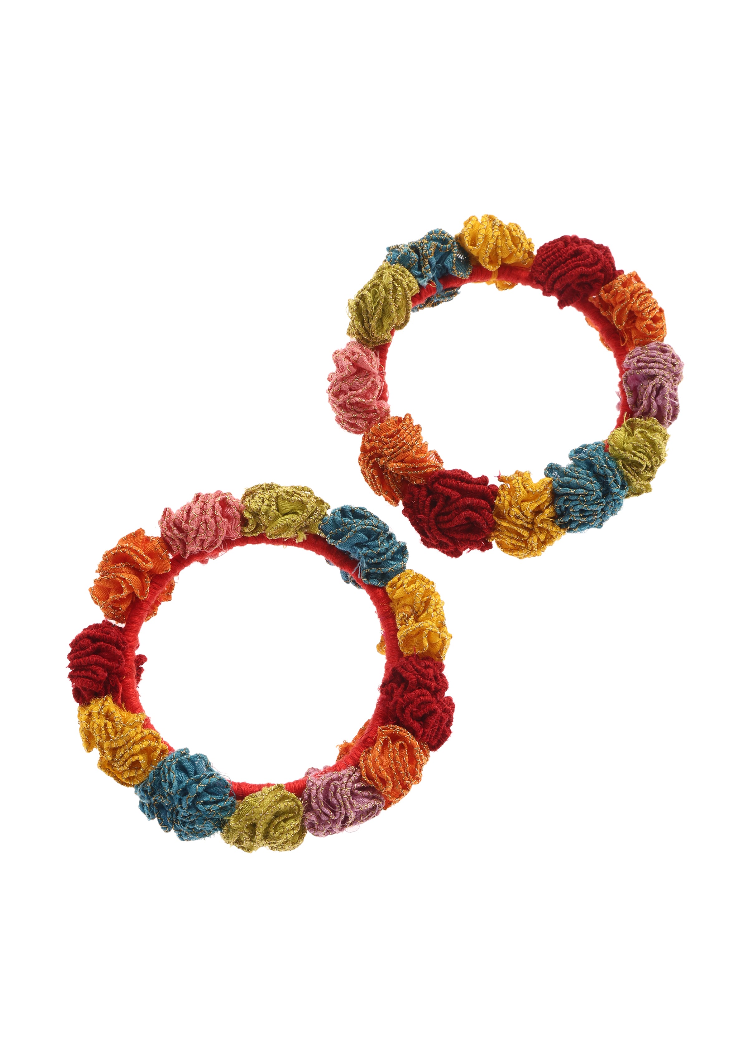 Rangeela Floral Bangle - Set of 2