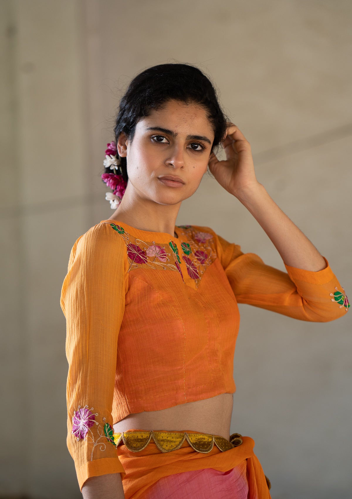 Saaras Chanderi Blouse