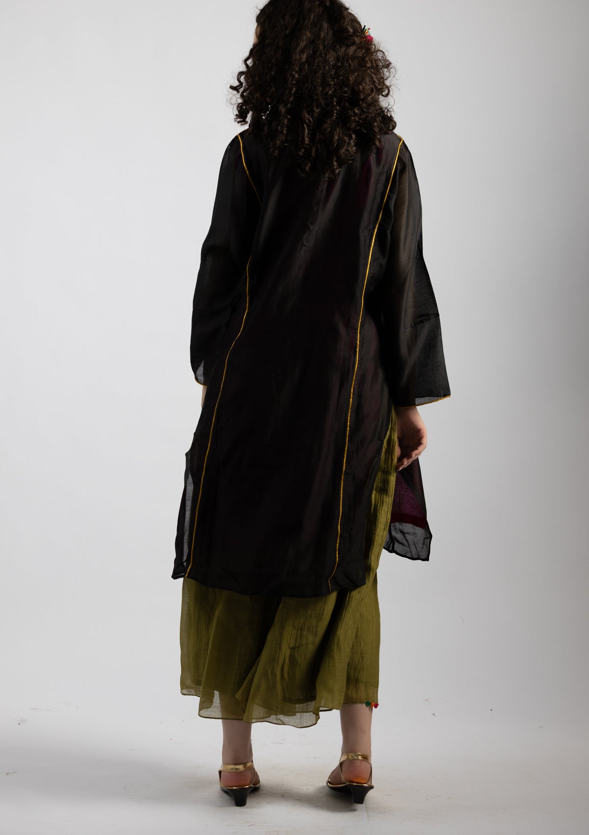 InkTone Chanderi Kurta - Size Small