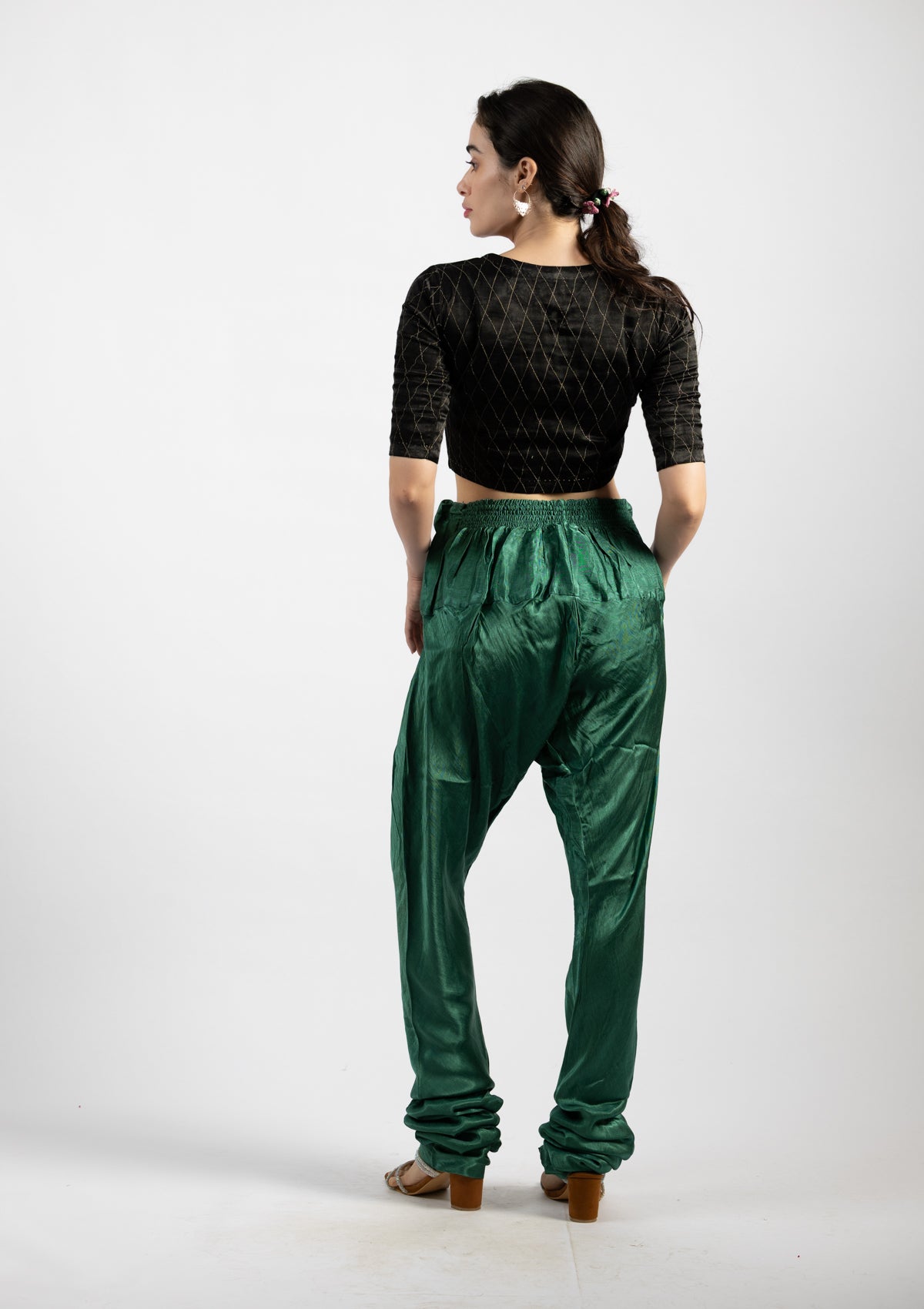 Tea Tree Mashru Trousers - Size Medium