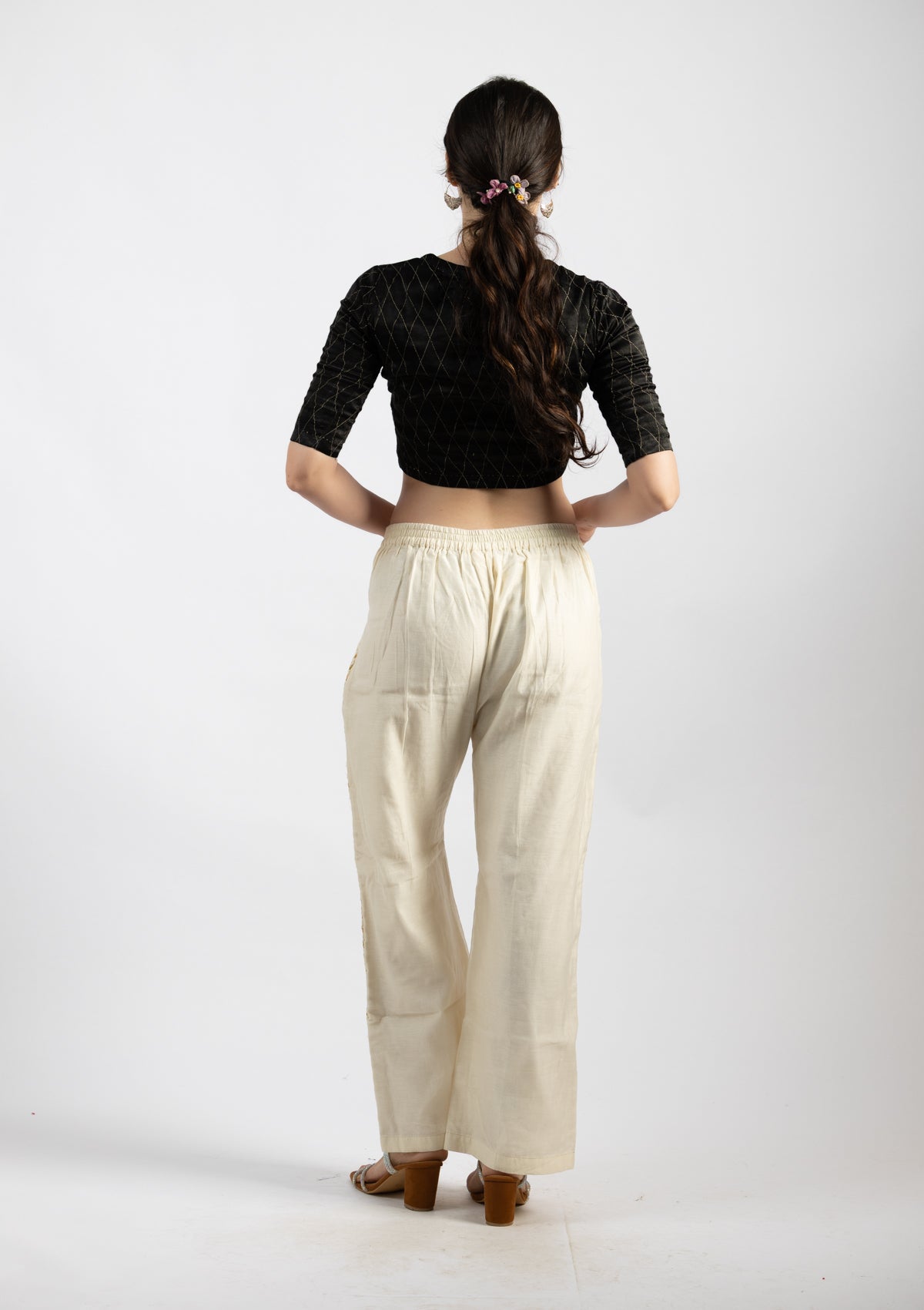 Dreamy White Trousers - Size Medium