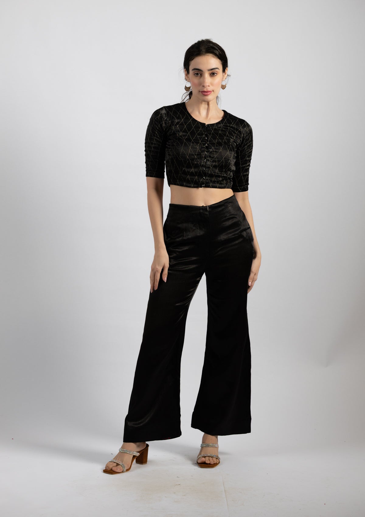 Dark Diva Mashru Trousers - Size Extra Small