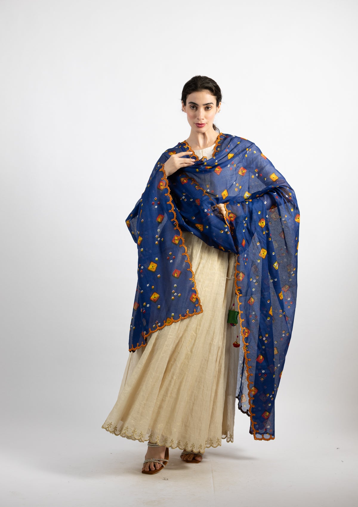 Bandhani Printed Cotton Dupatta