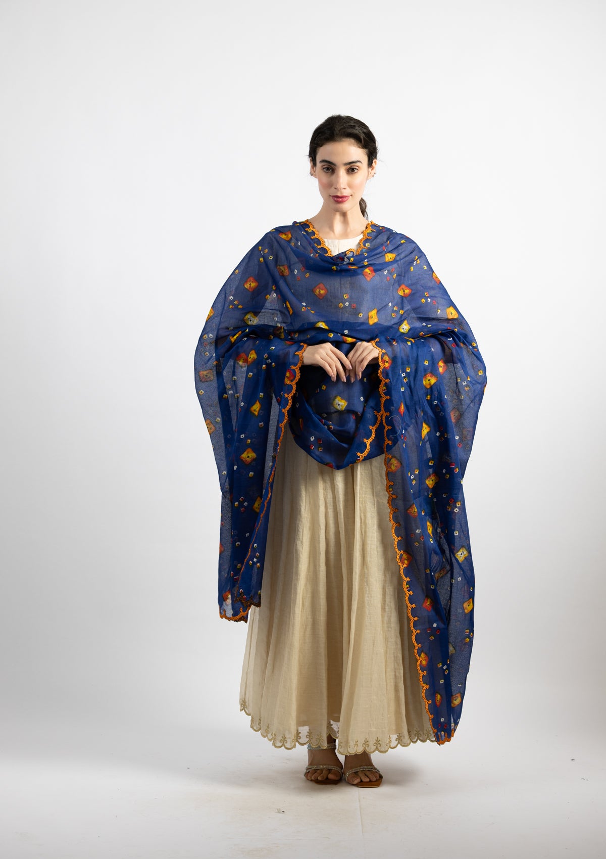 Bandhani Printed Cotton Dupatta