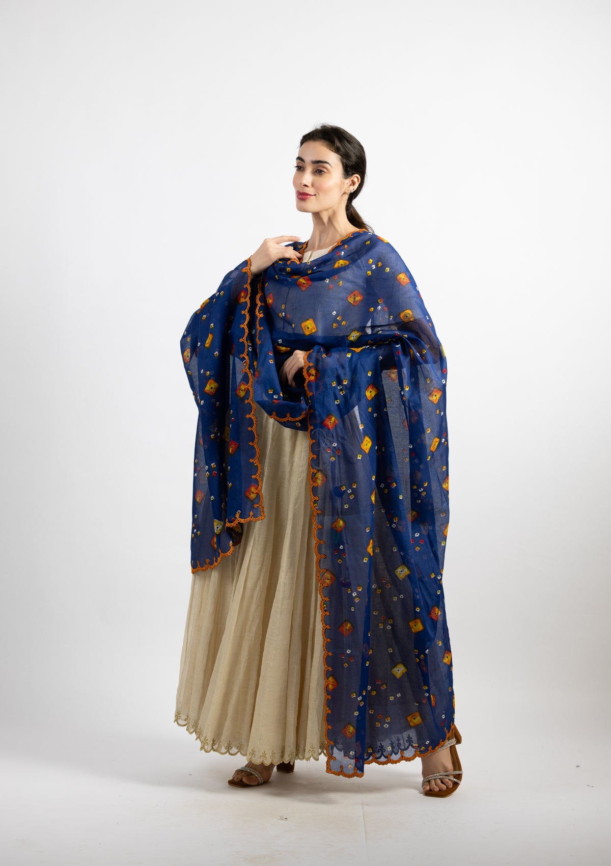 Bandhani Printed Cotton Dupatta