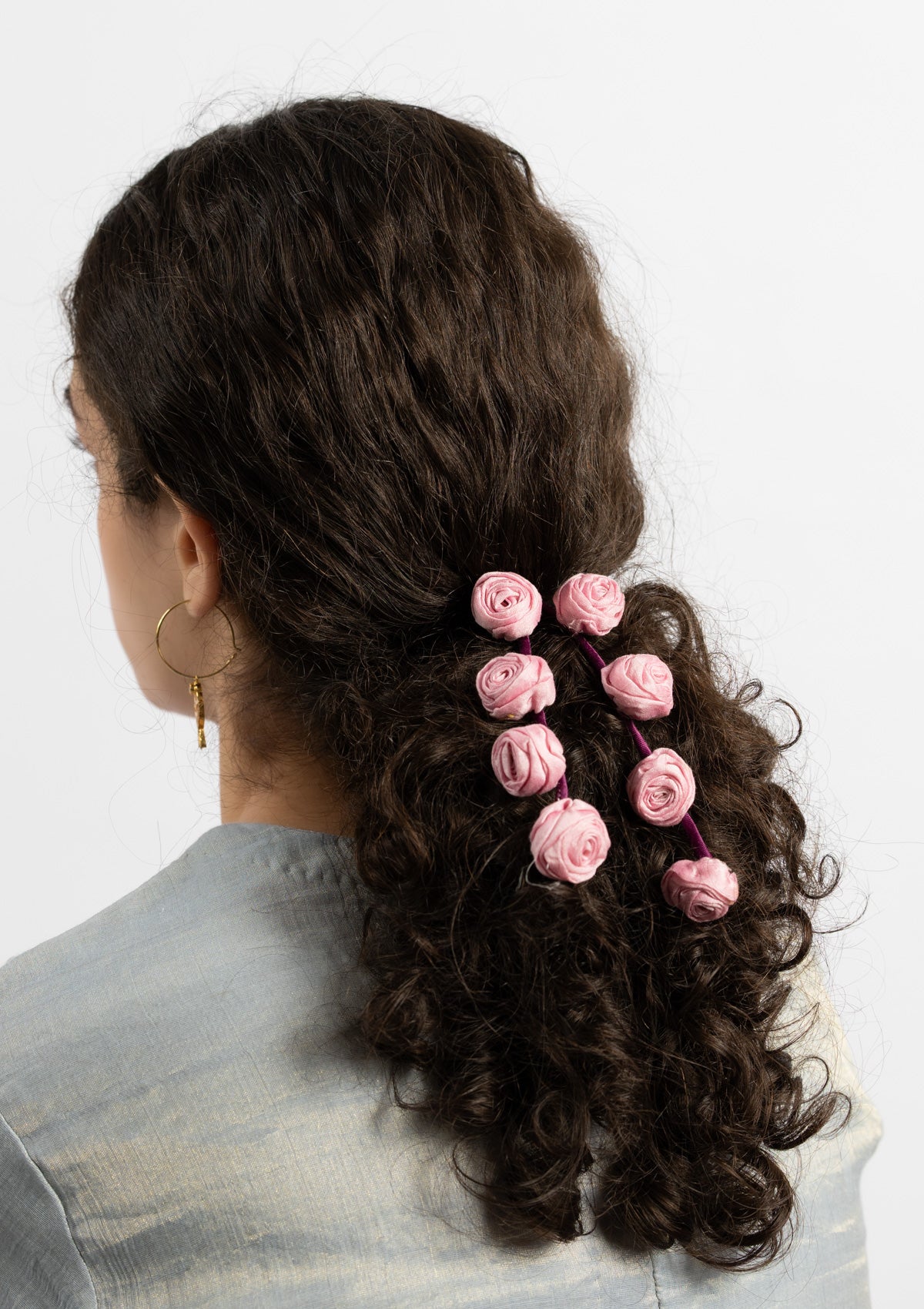 Pink Rose Floral Parandi