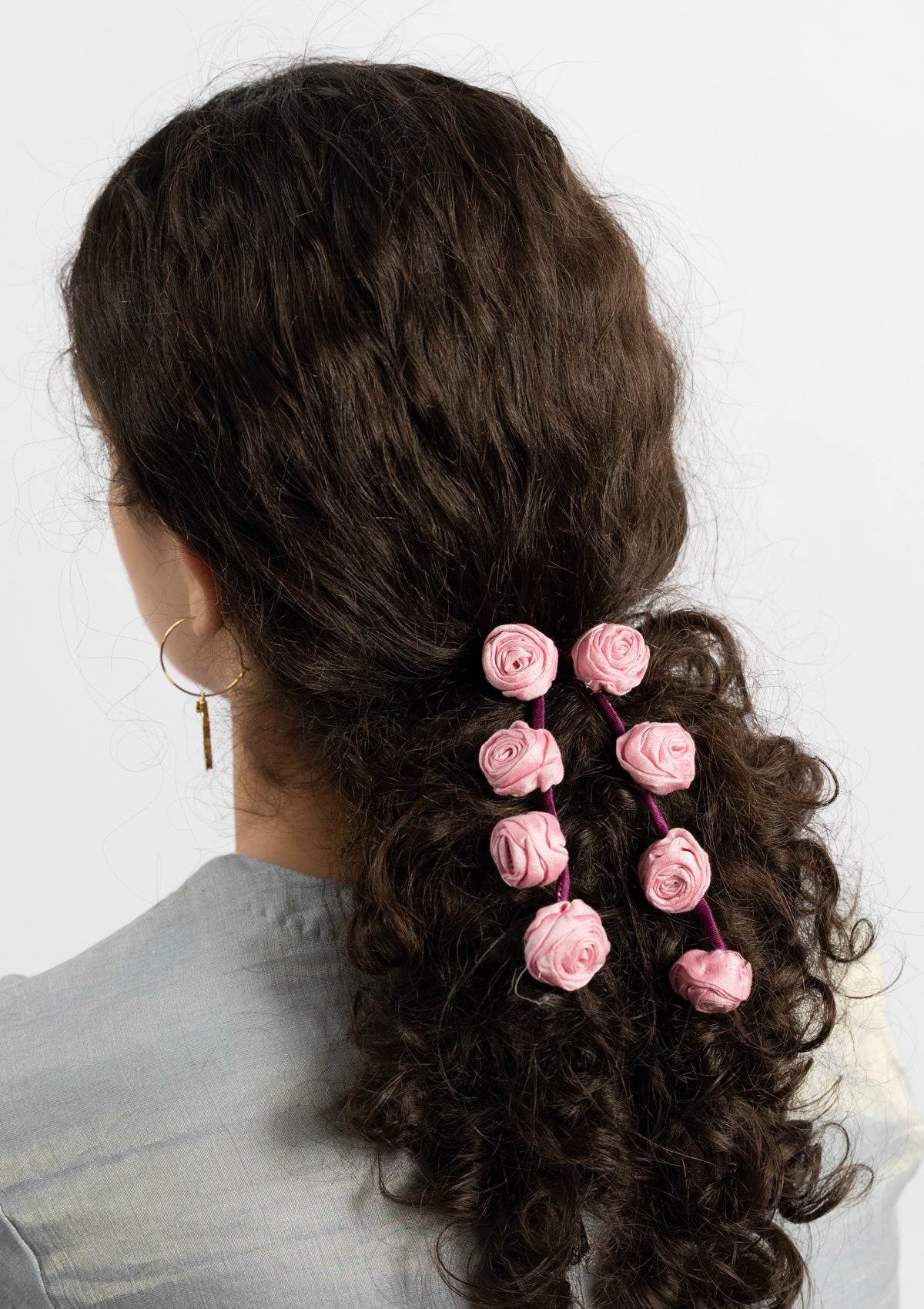 Pink Rose Floral Parandi