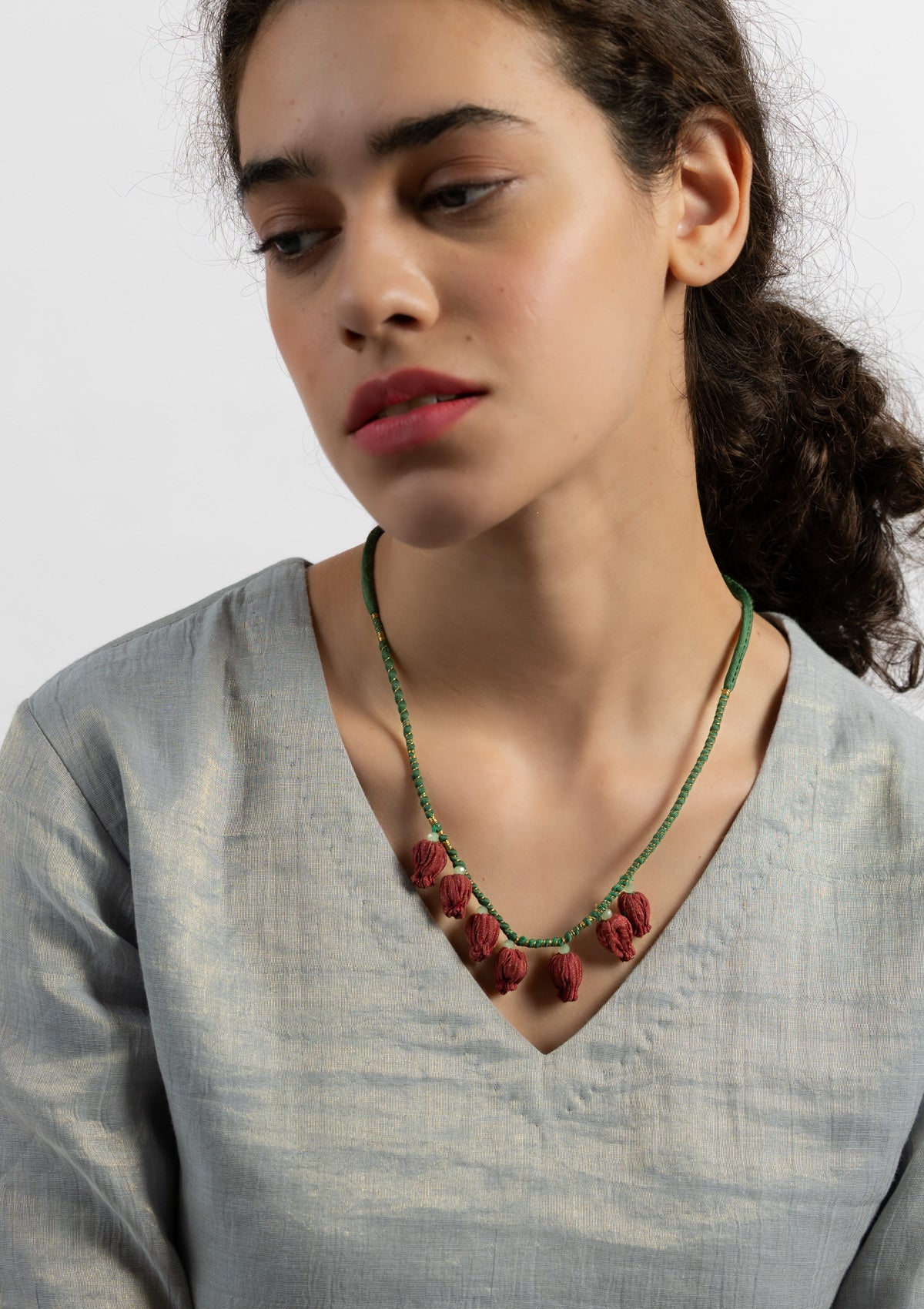 Tulip Floral Necklace