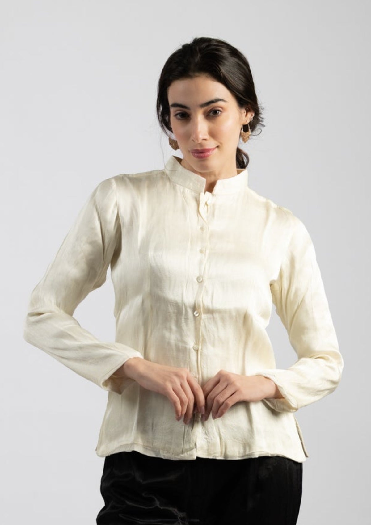 Welo White Mashru Jacket - Size Small