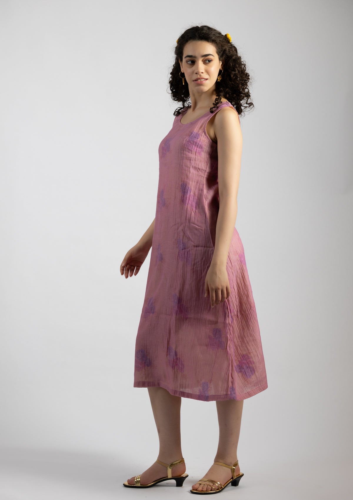 Rosewood Chanderi Dress - Size Small