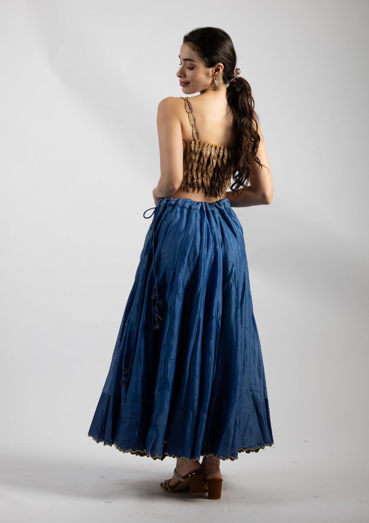 Leaflet Tan Top - Size Small