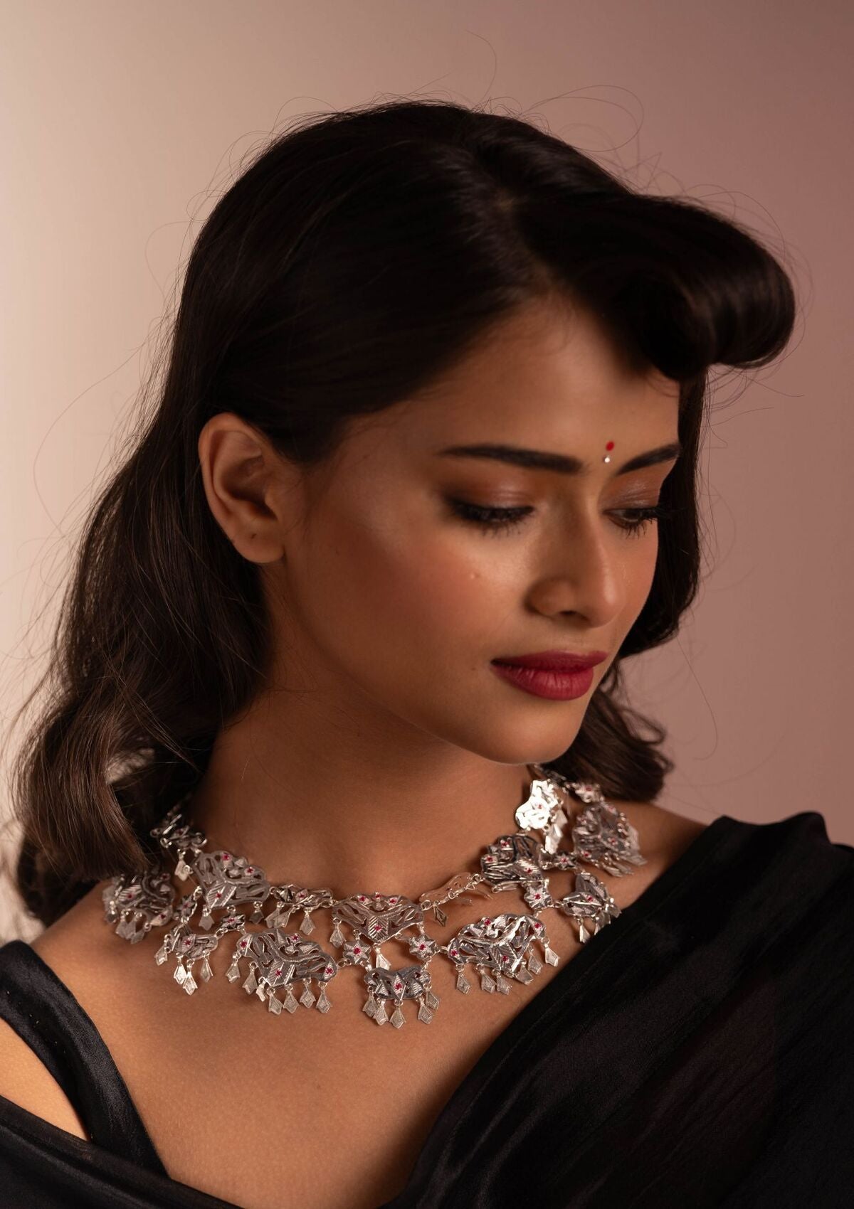 Sangita Silver Necklace