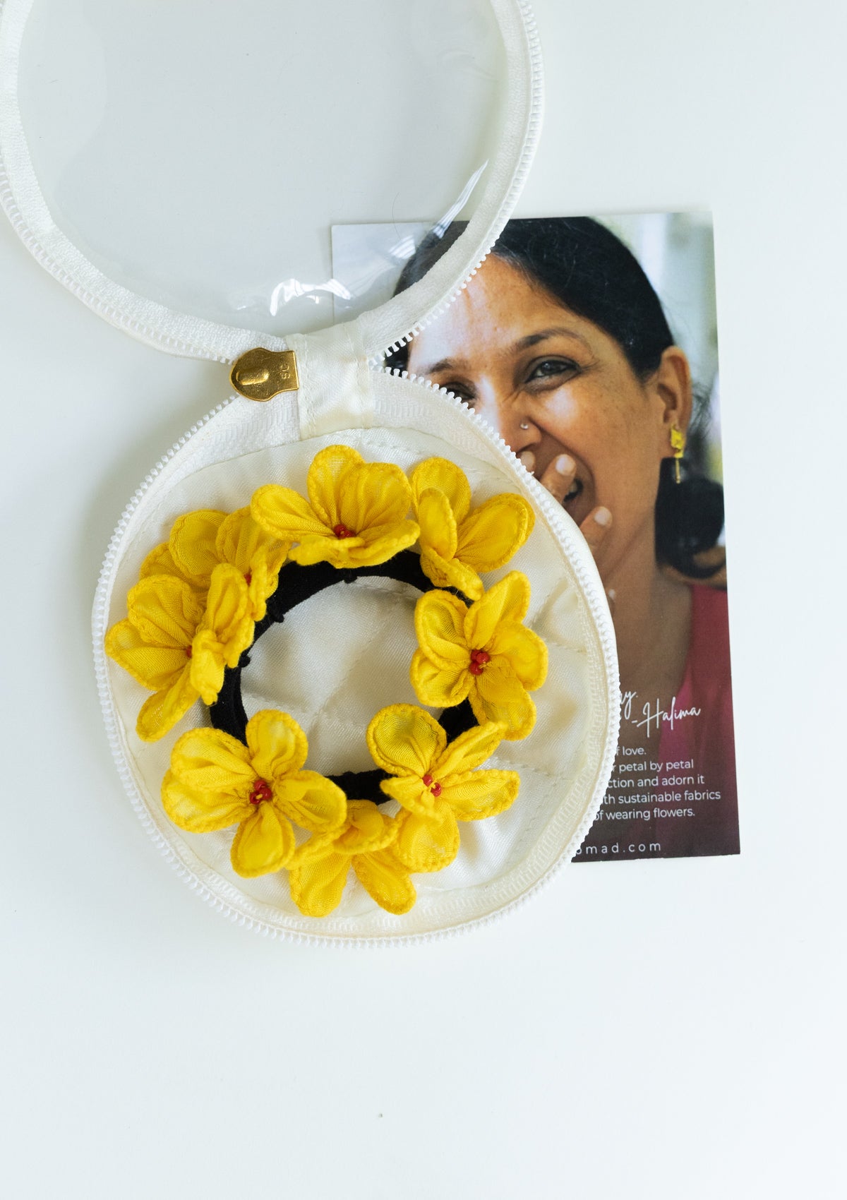 Cleo Flower Rubber Band