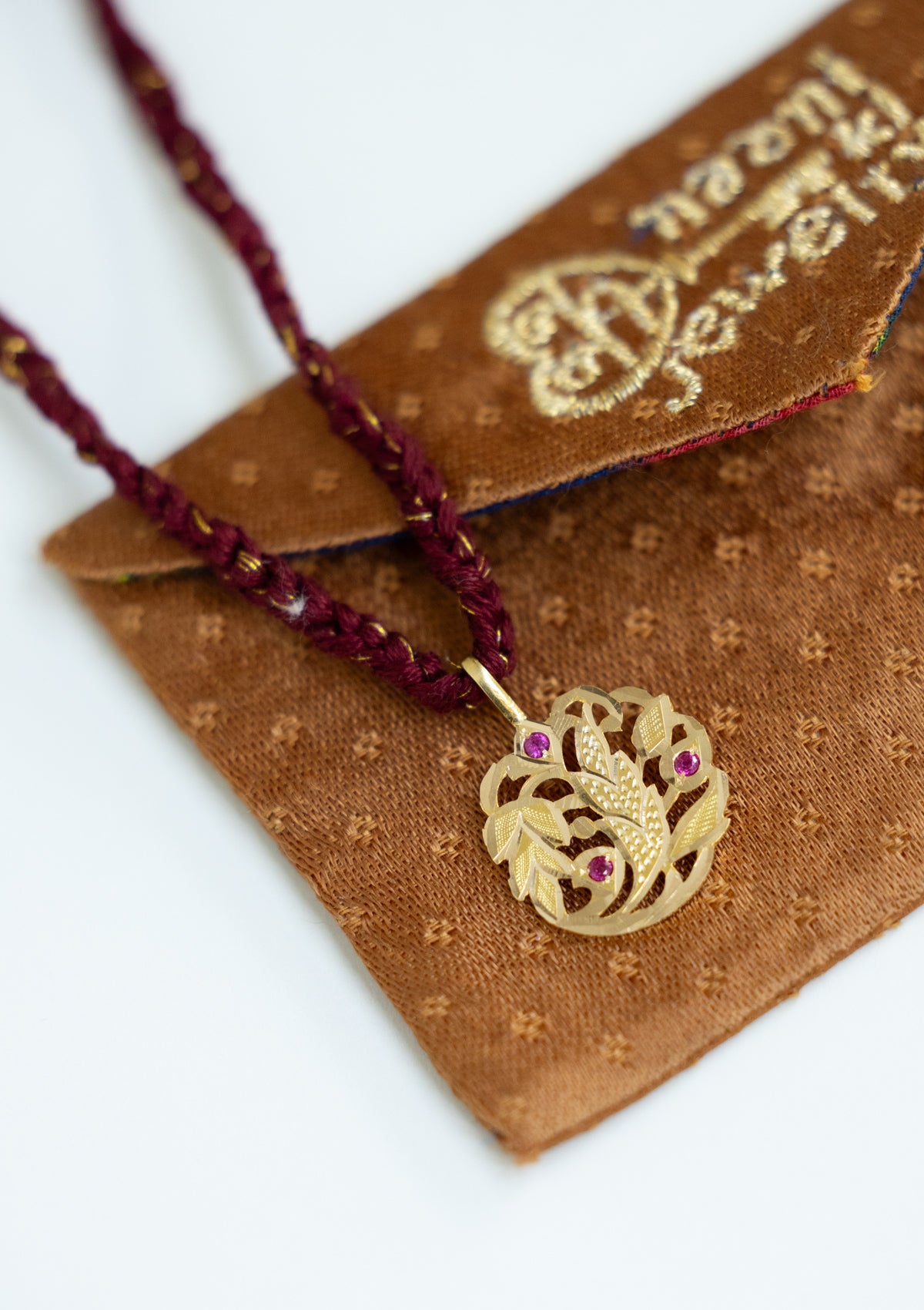 Santoshi Gold Pendant