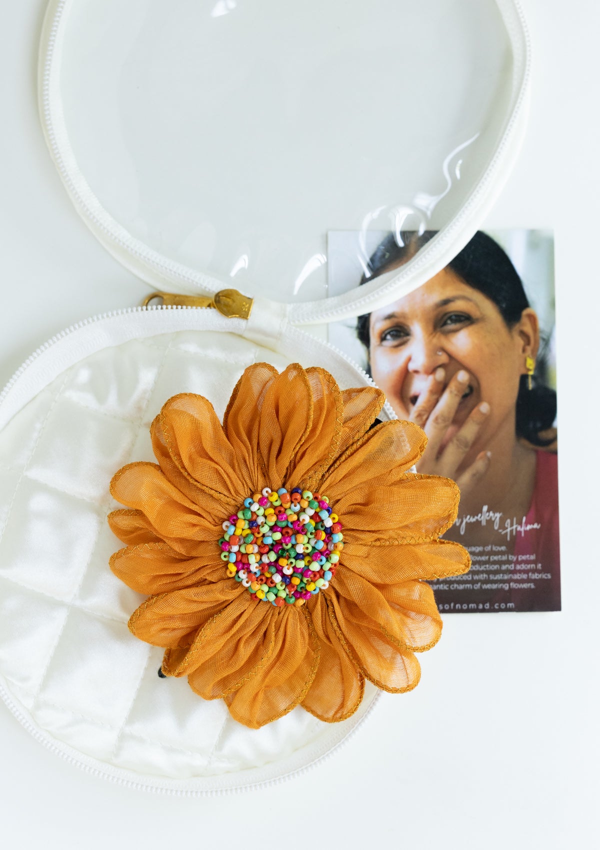 Arabella Floral Claw Clip