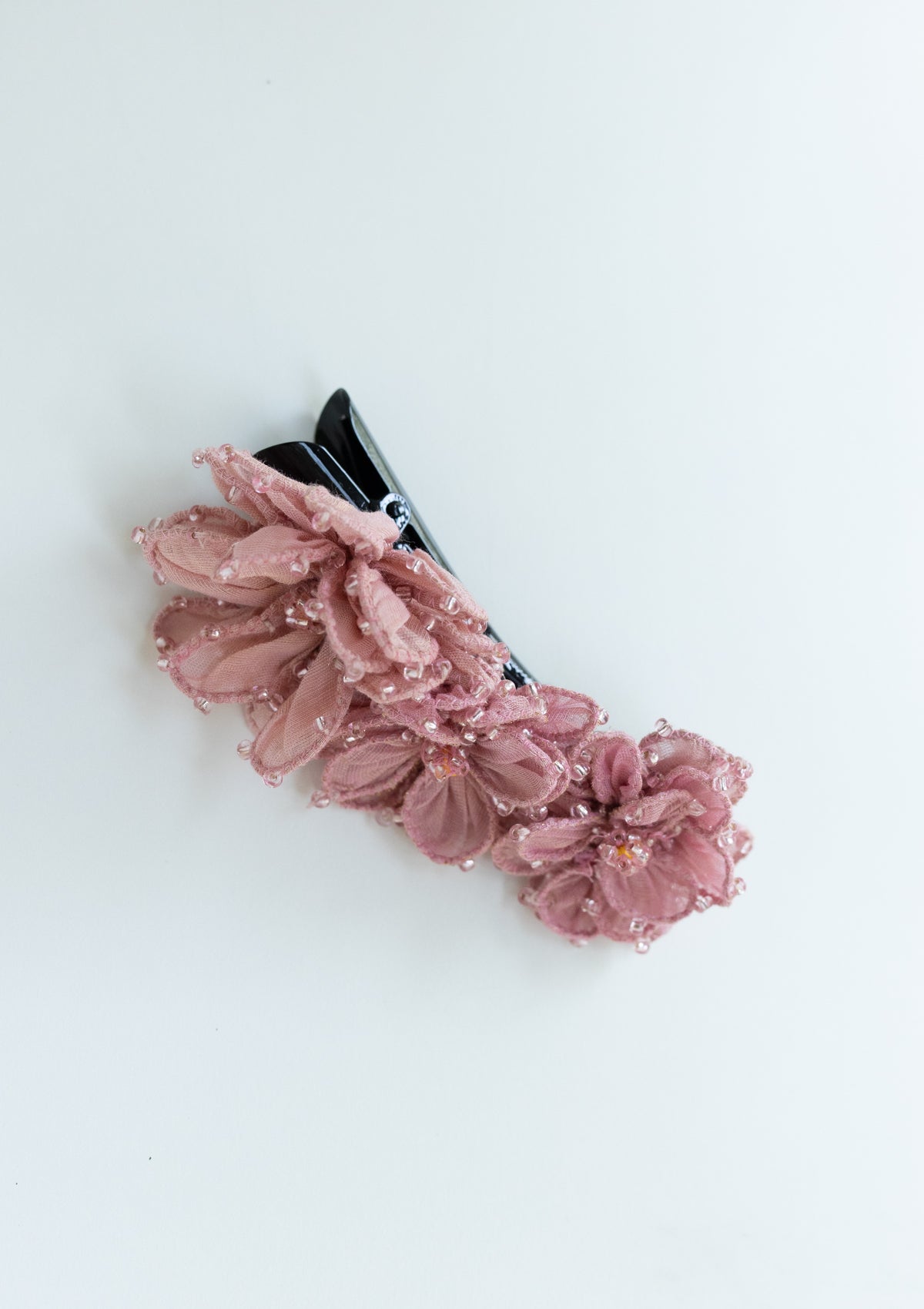 Christian Floral Claw Clip
