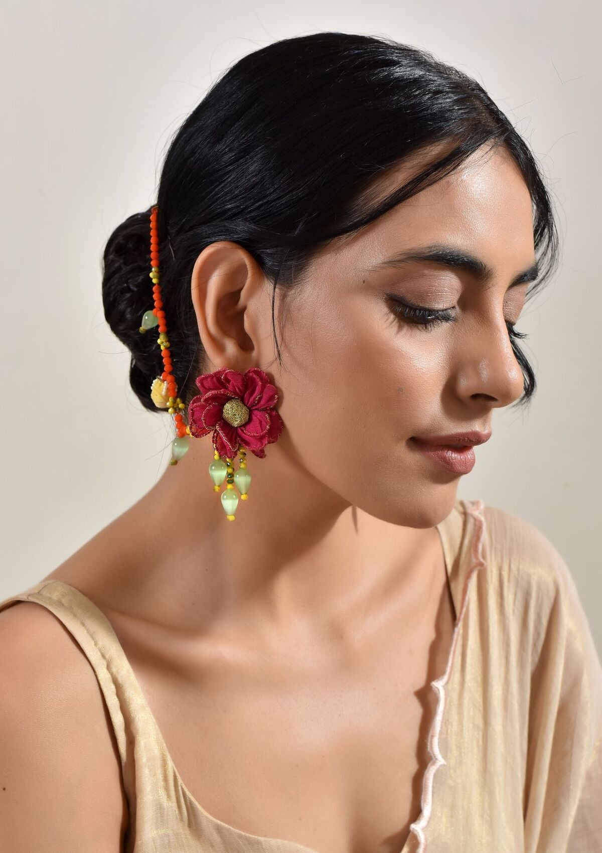 Shimeka Floral Earrings