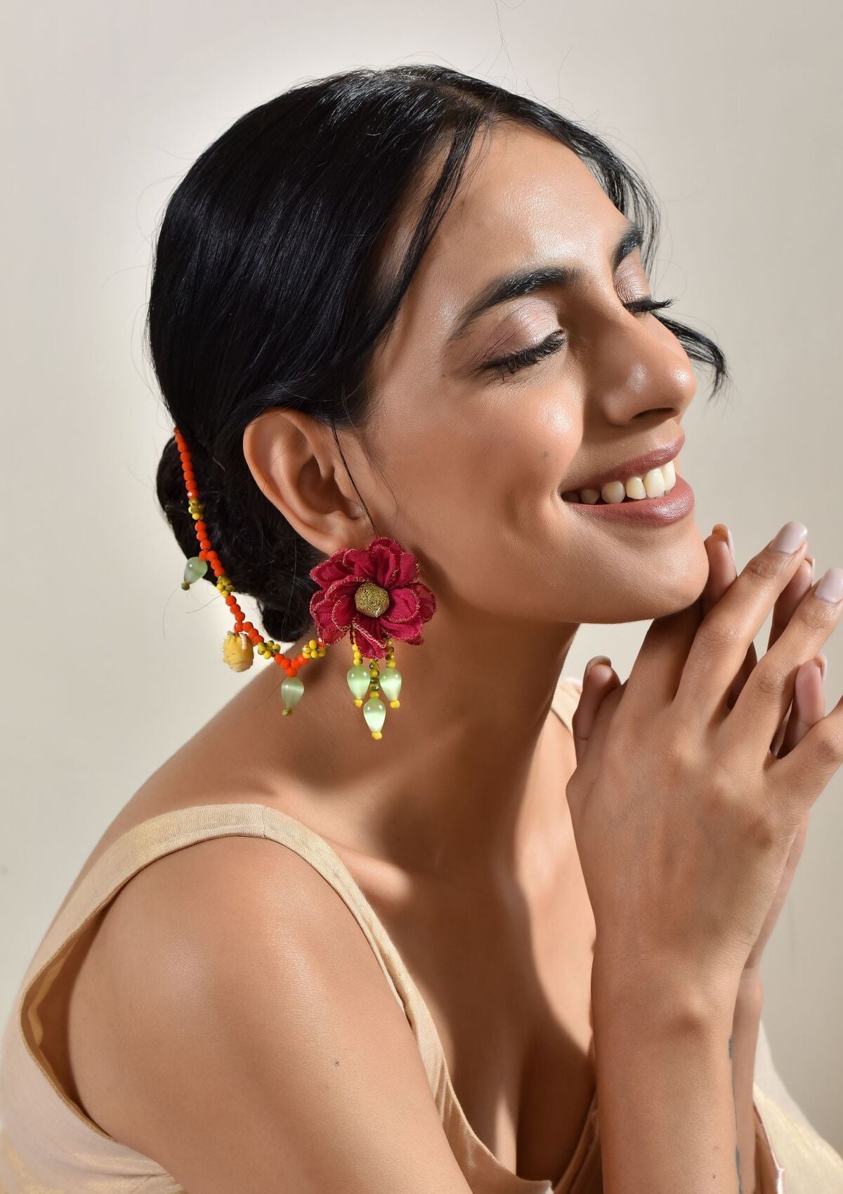 Shimeka Floral Earrings