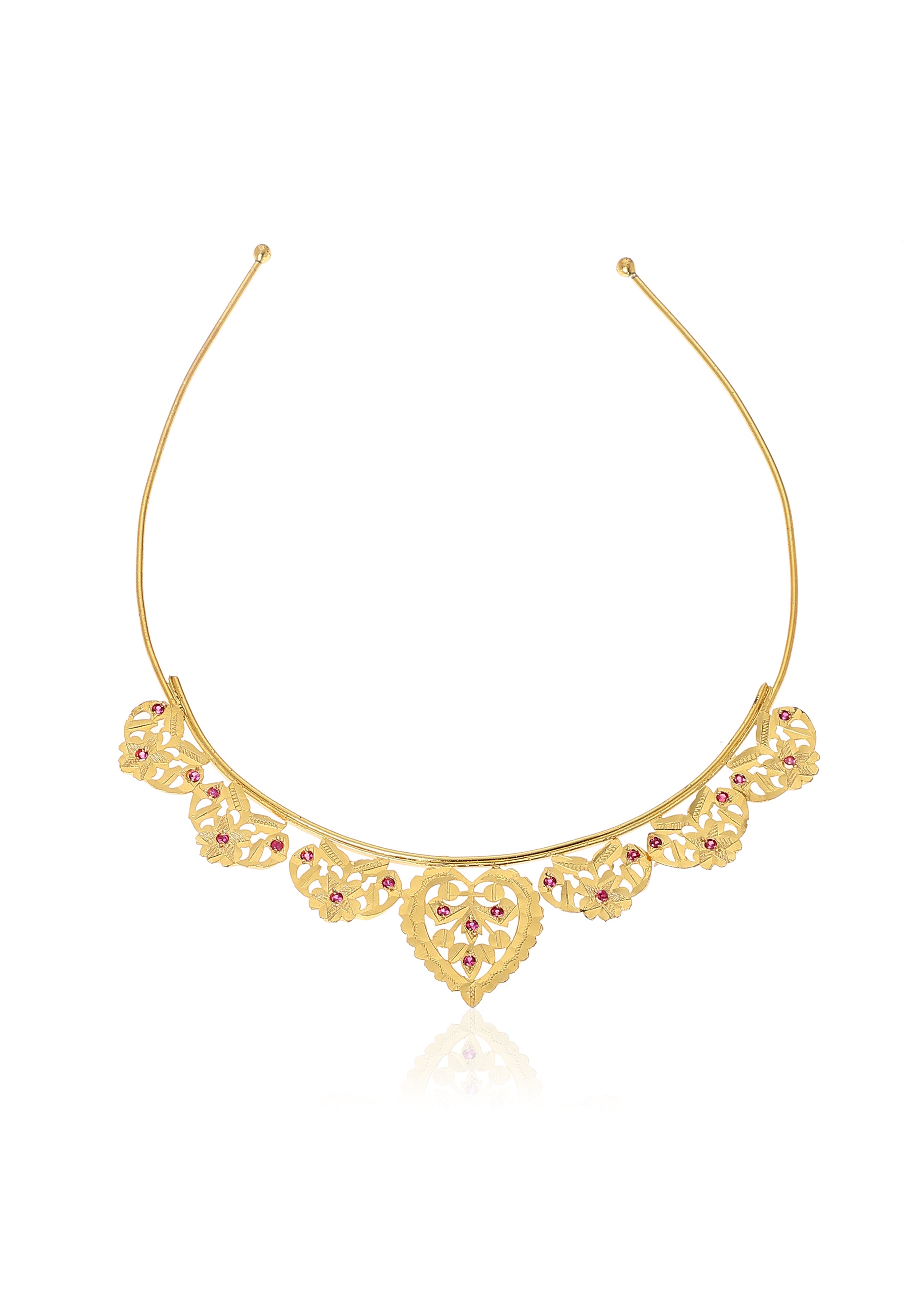 Lekha Gold Tone Silver Hairband main image 0