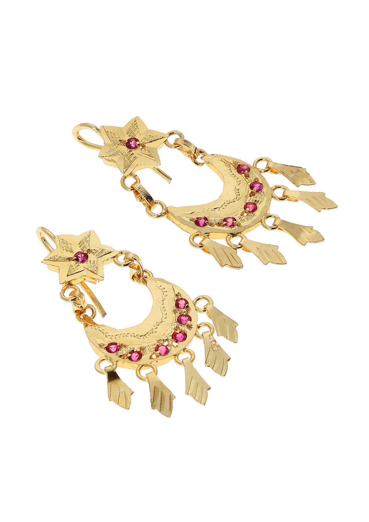 Titli Gold Tone Silver Earrings