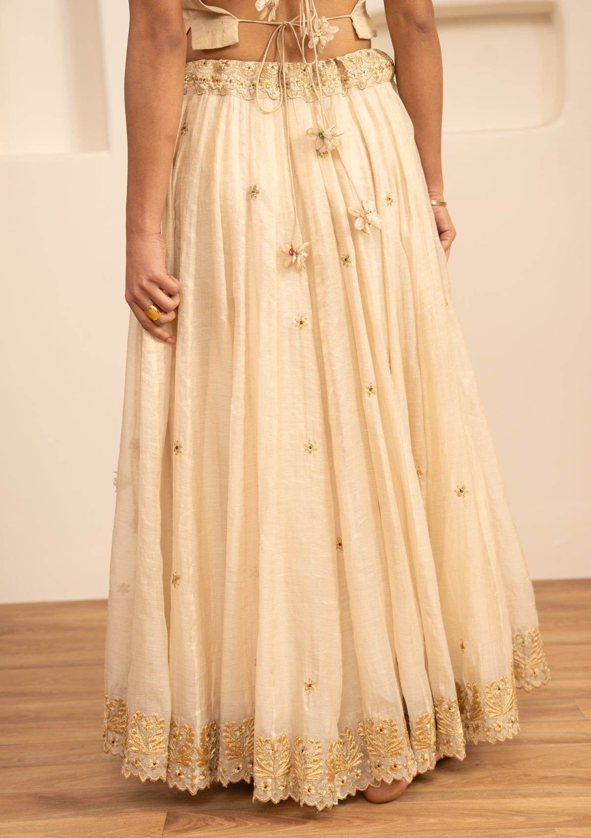 Shayari Tissue Chanderi Skirt