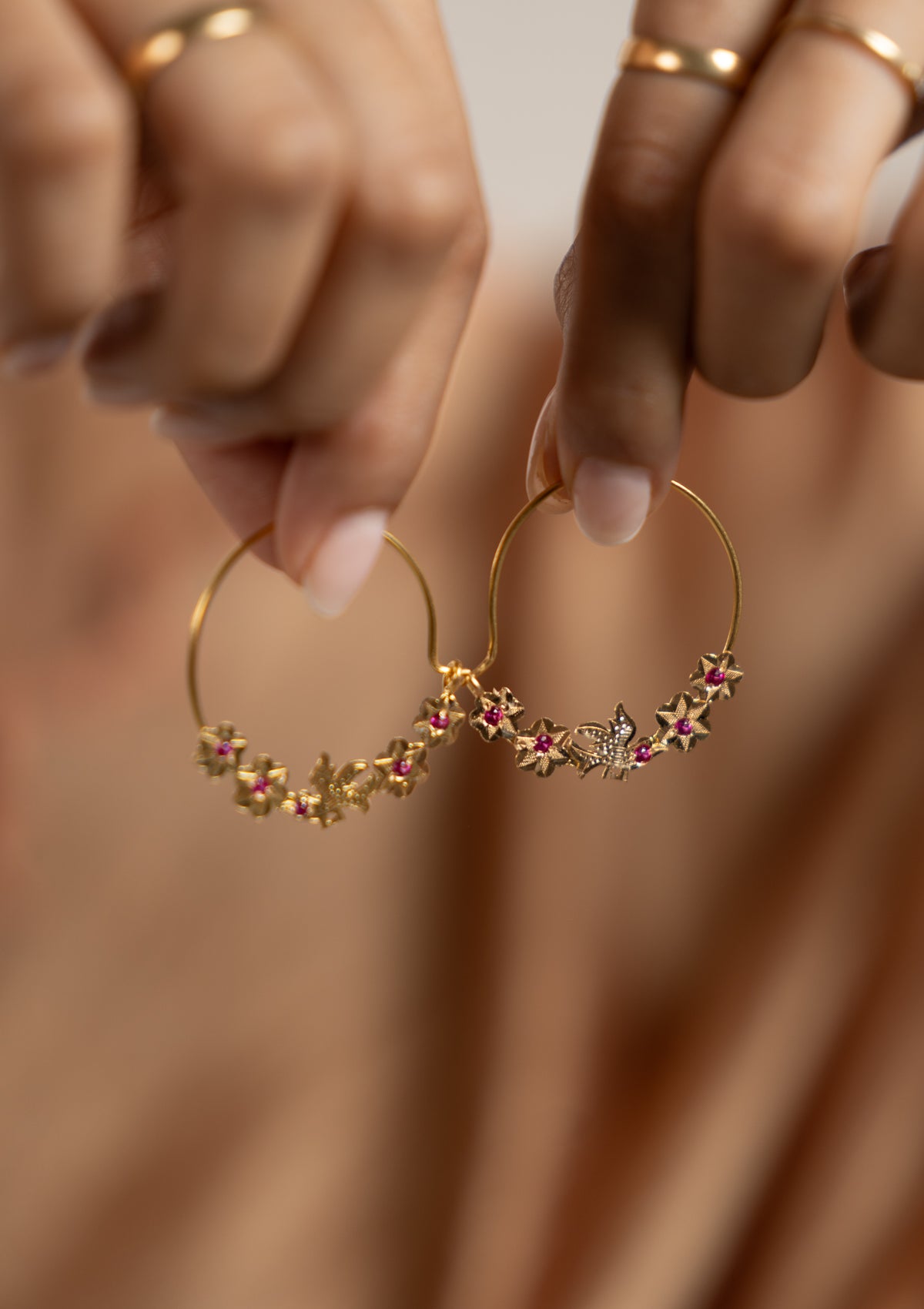 Uma Gold Earrings