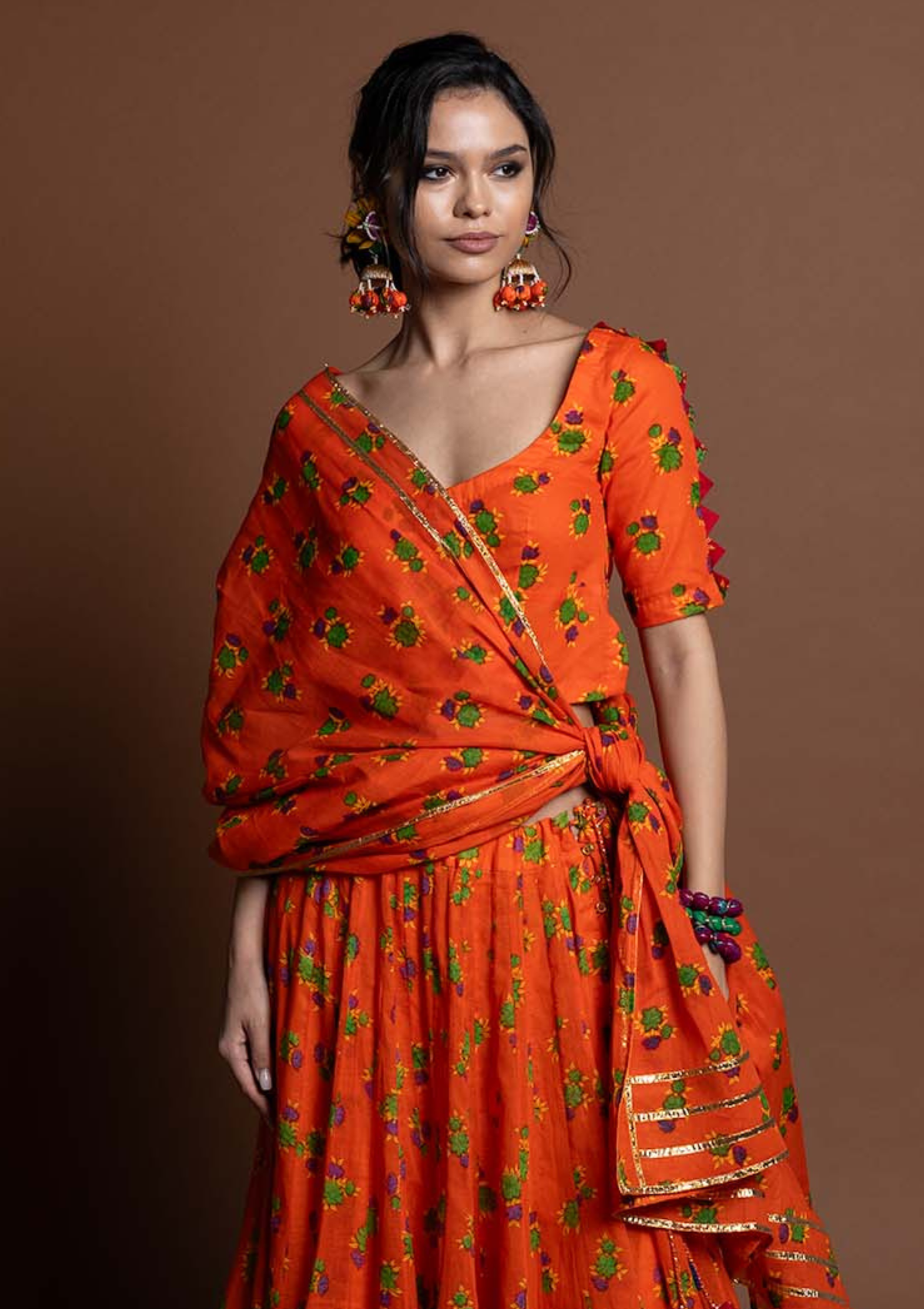 Sajjo Floral Chintz Dupatta