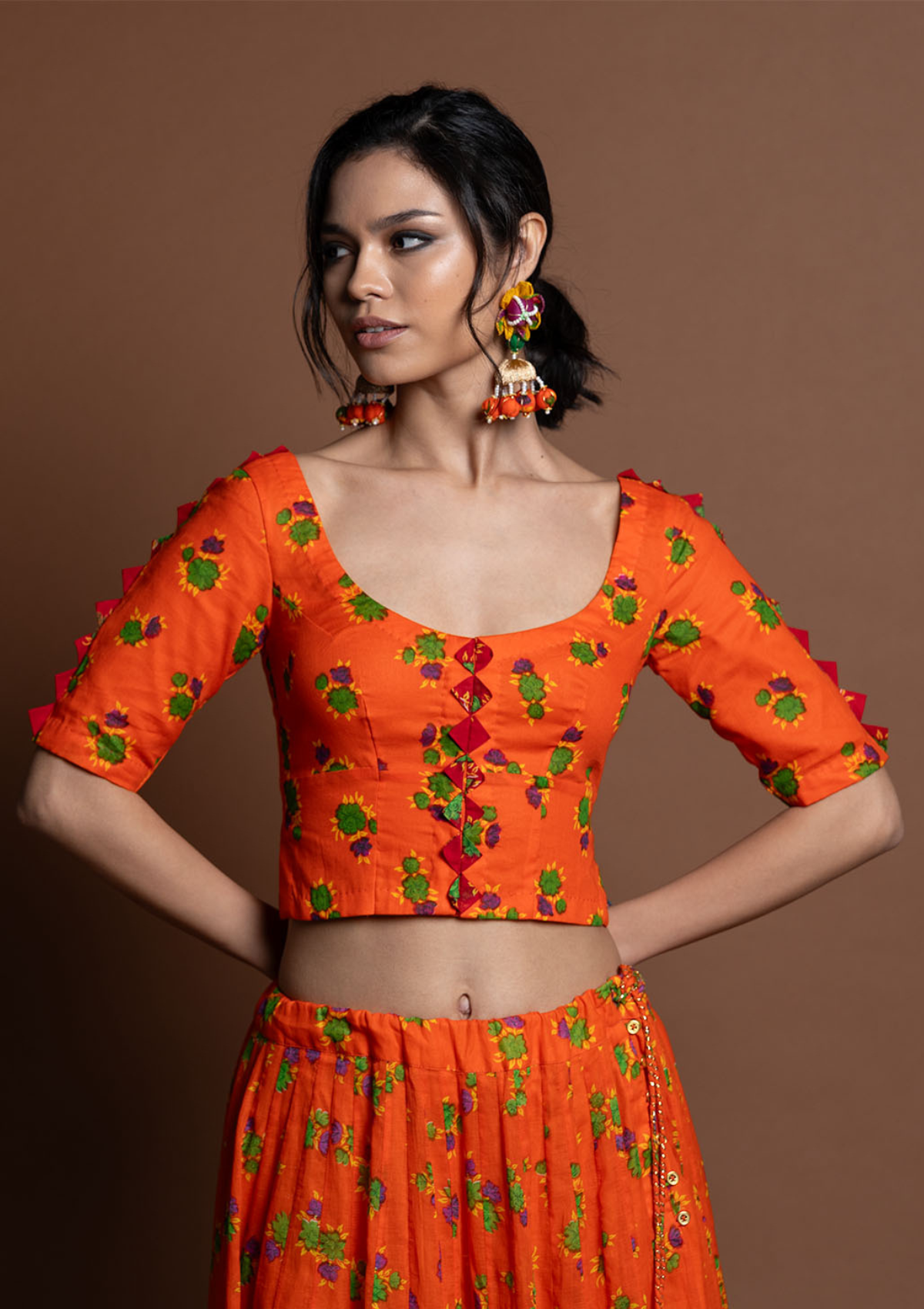 Sajjo Floral Chintz Blouse