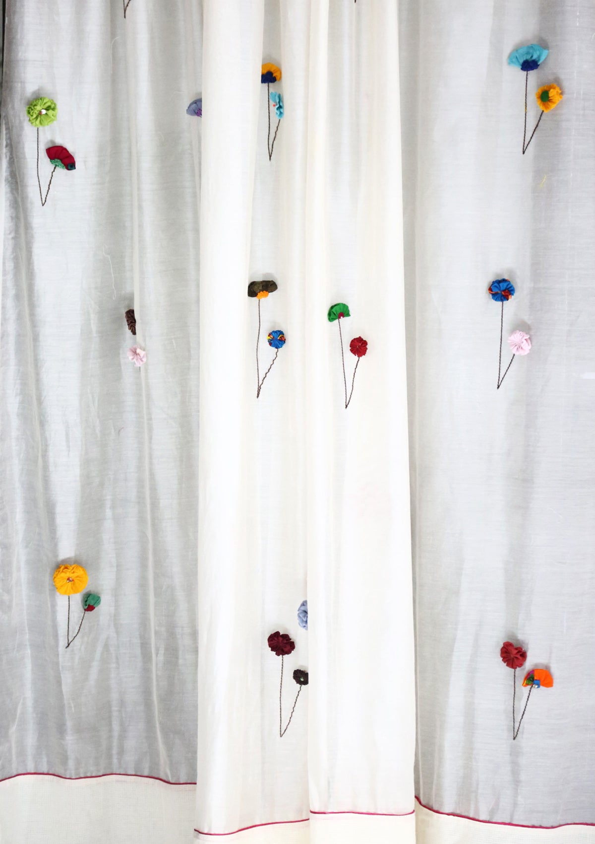 Uttara Off-White Sheer Curtain