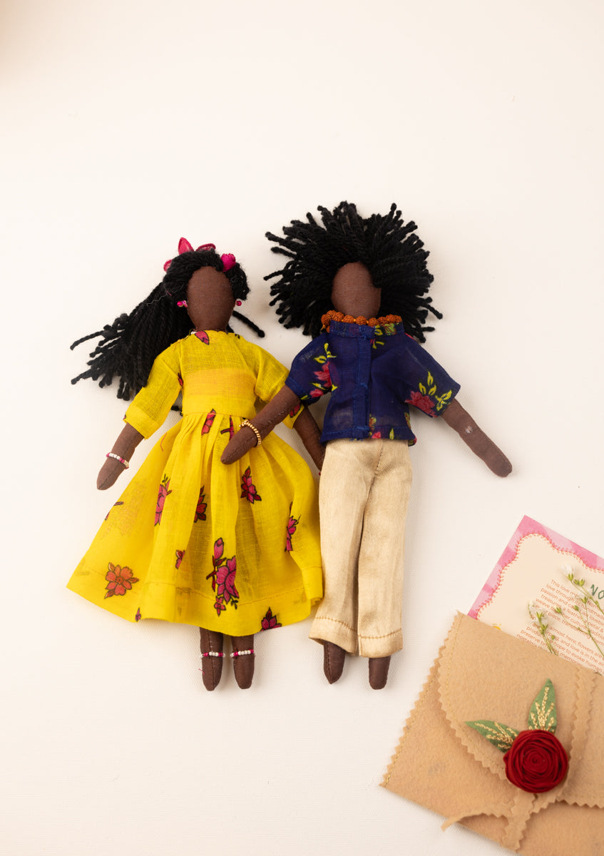 Dolu & Meethu Dolls - Set of 2