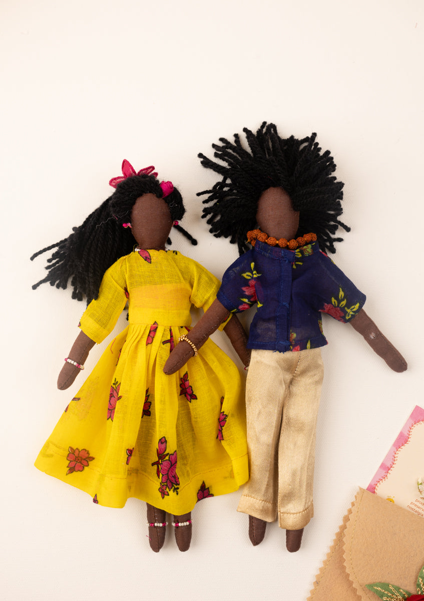 Dolu & Meethu Dolls - Set of 2