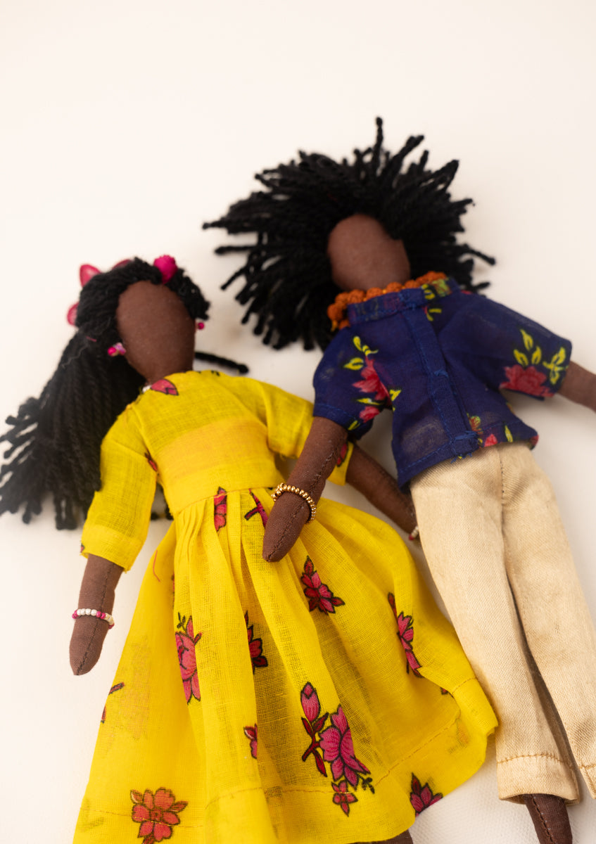 Dolu & Meethu Dolls - Set of 2