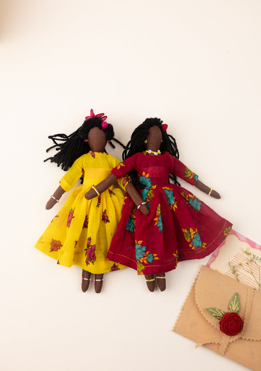 Meethu & Jaya Dolls - Set of 2