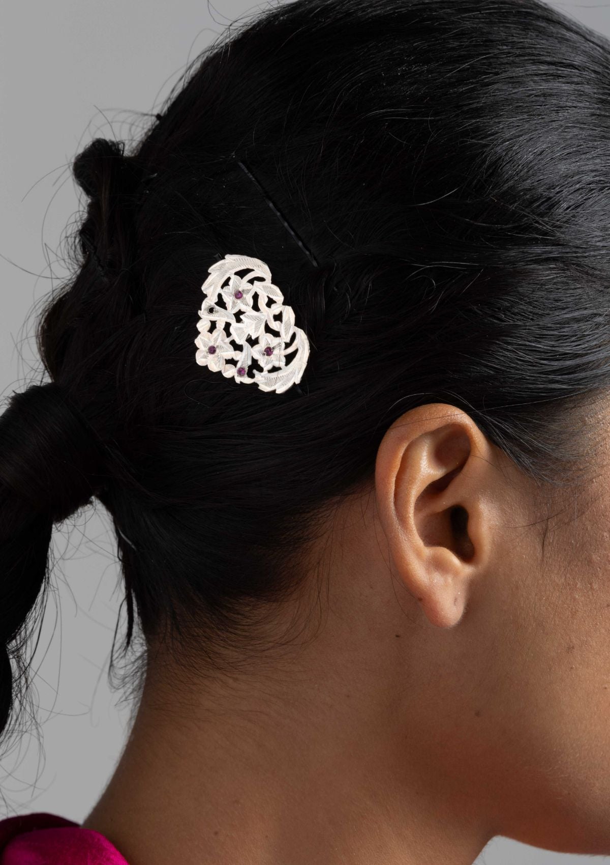 Veda Silver Hairpin