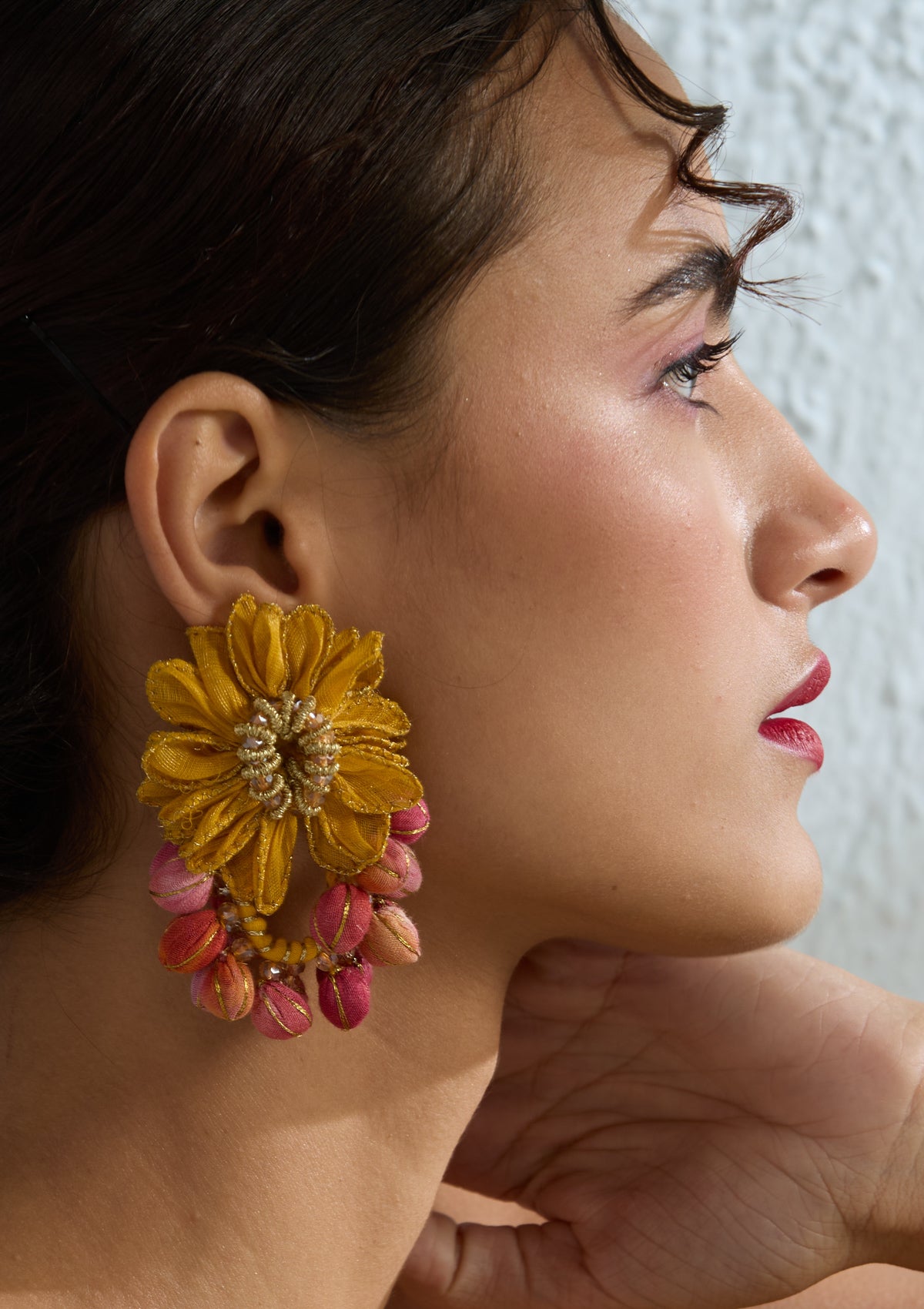 Amaltas Floral Earrings