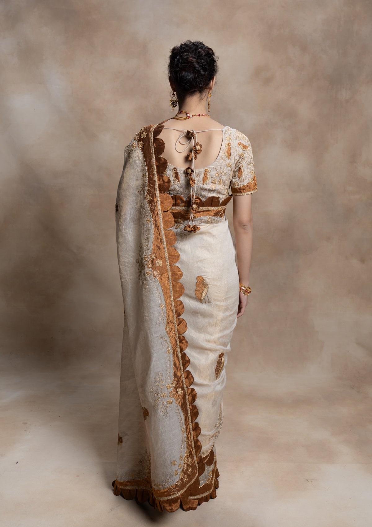 Maheshwari Tissue Saree