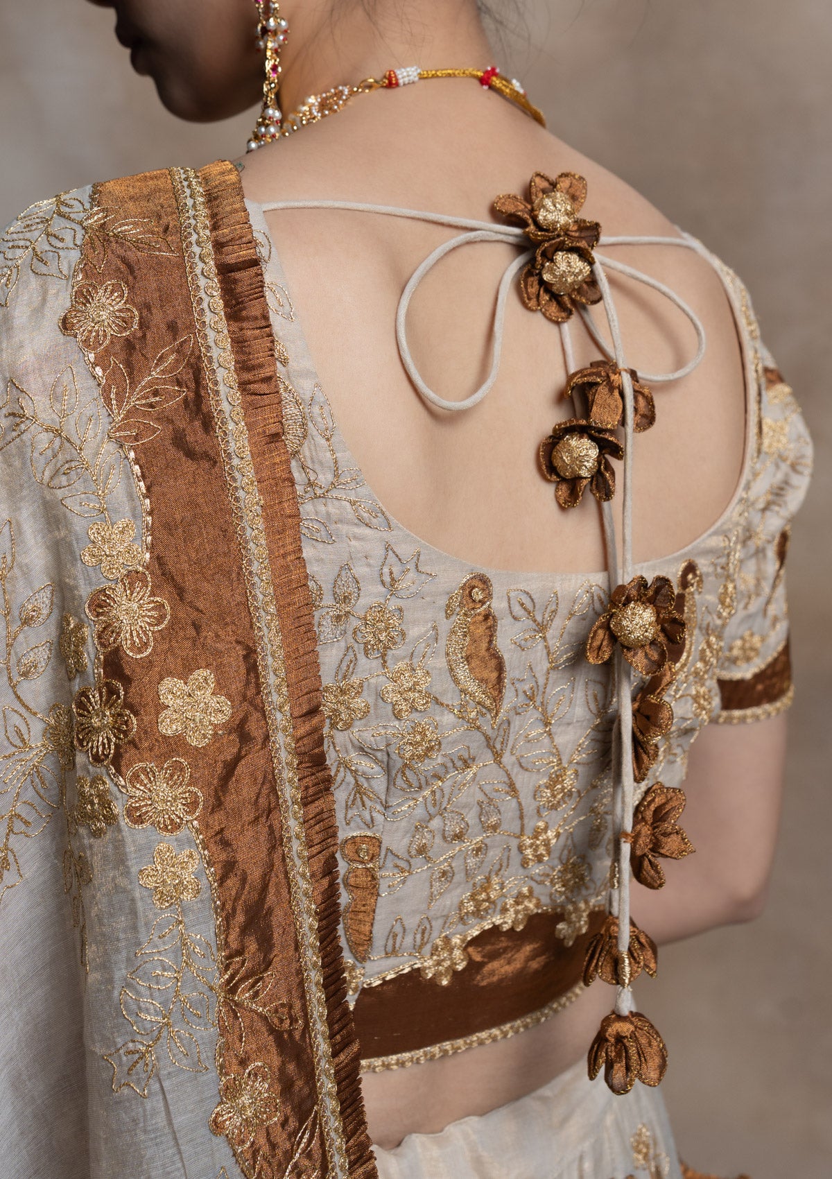 Maheshwari Tissue Blouse