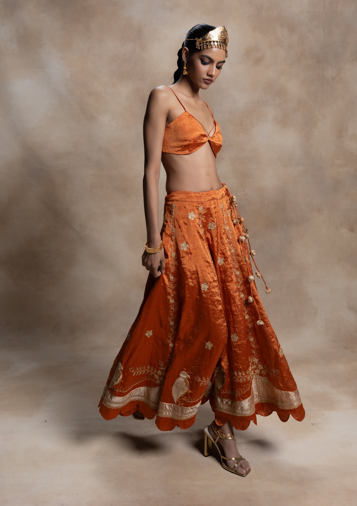 Tripura Tissue Skirt & Bustier Set