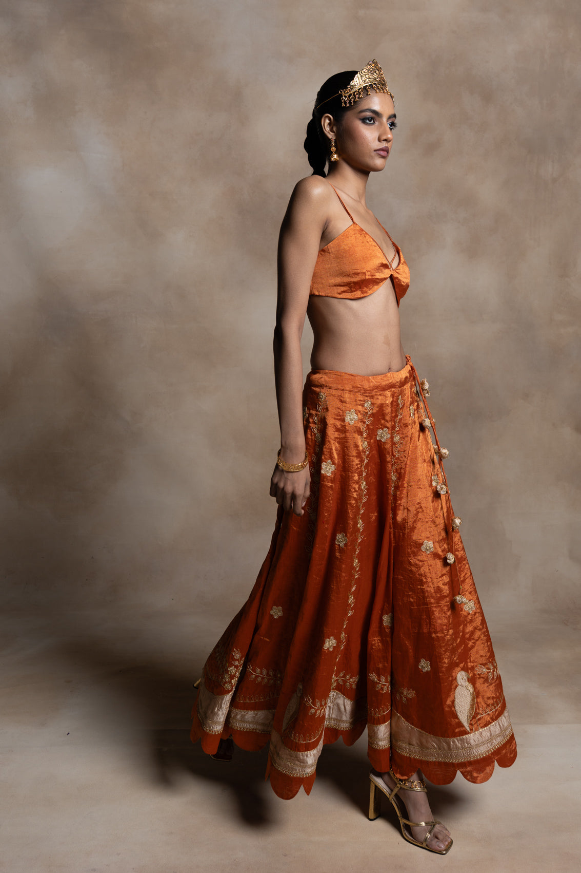 Tripura Tissue Skirt & Bustier Set