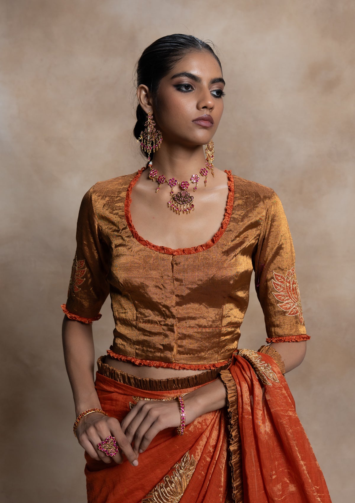 Sharada Tissue Blouse