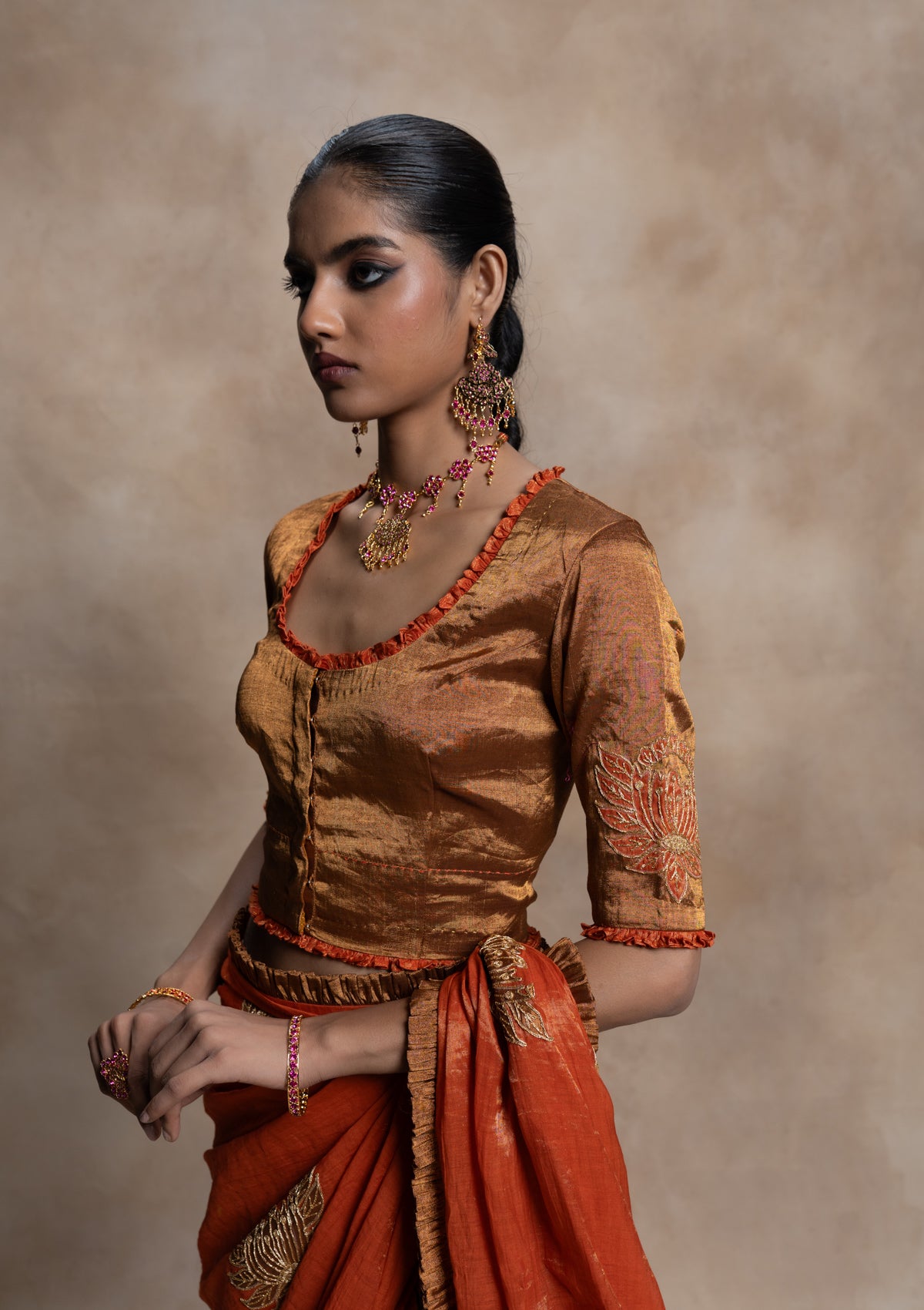 Sharada Tissue Blouse